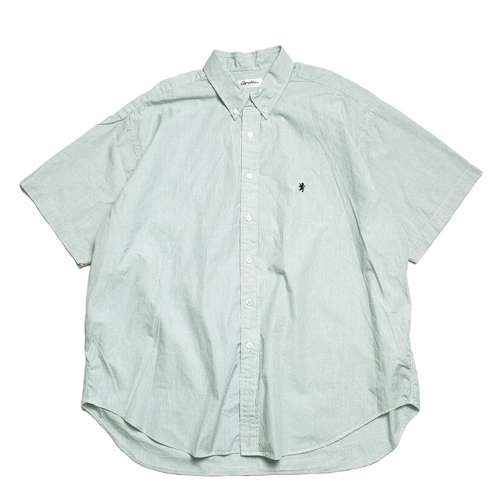 B.D. Stripe Short Sleeve Shirt - GY-B0248PSE - Green