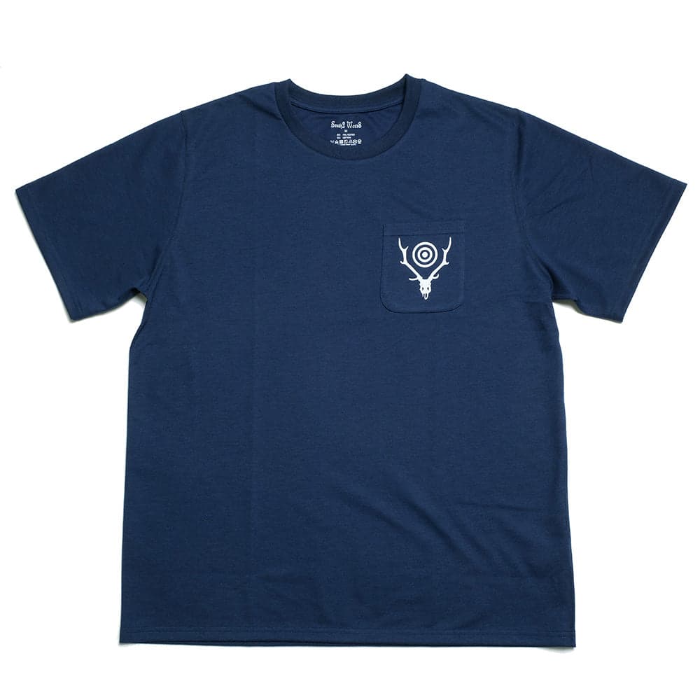 S/S Round Pocket Tee - Circle Horn - QV667