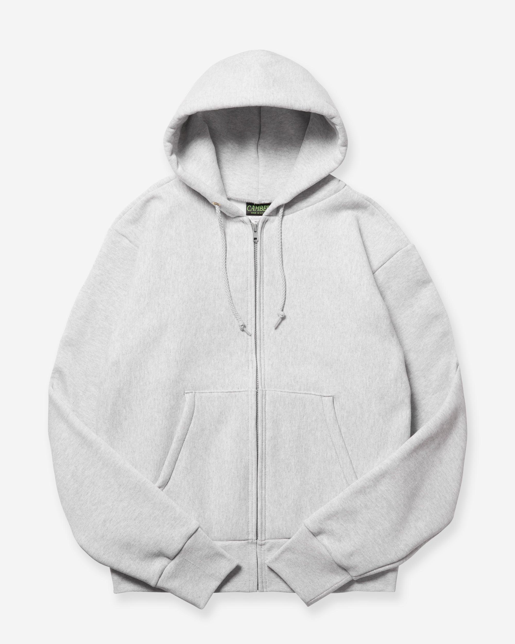 CROSS-KNIT® Zipper Hooded Sweatshirt - Grey