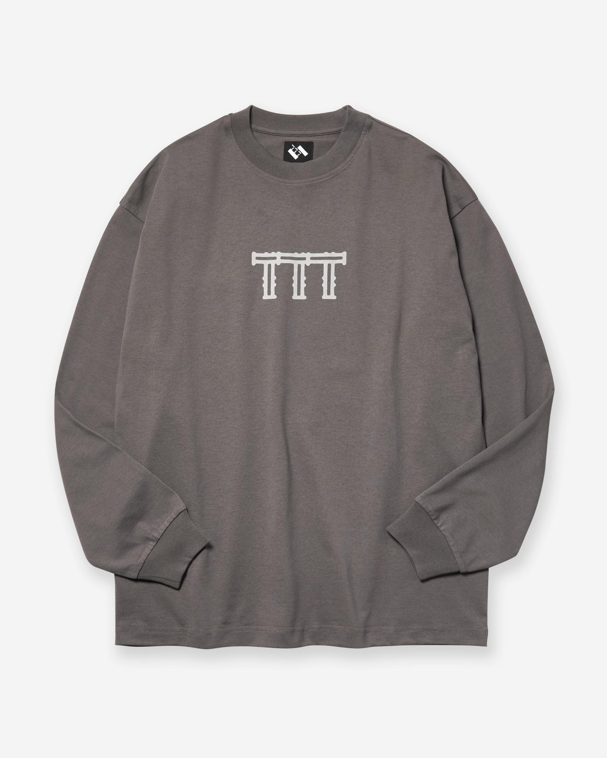 Cross Lattice Long Sleeve - Charcoal