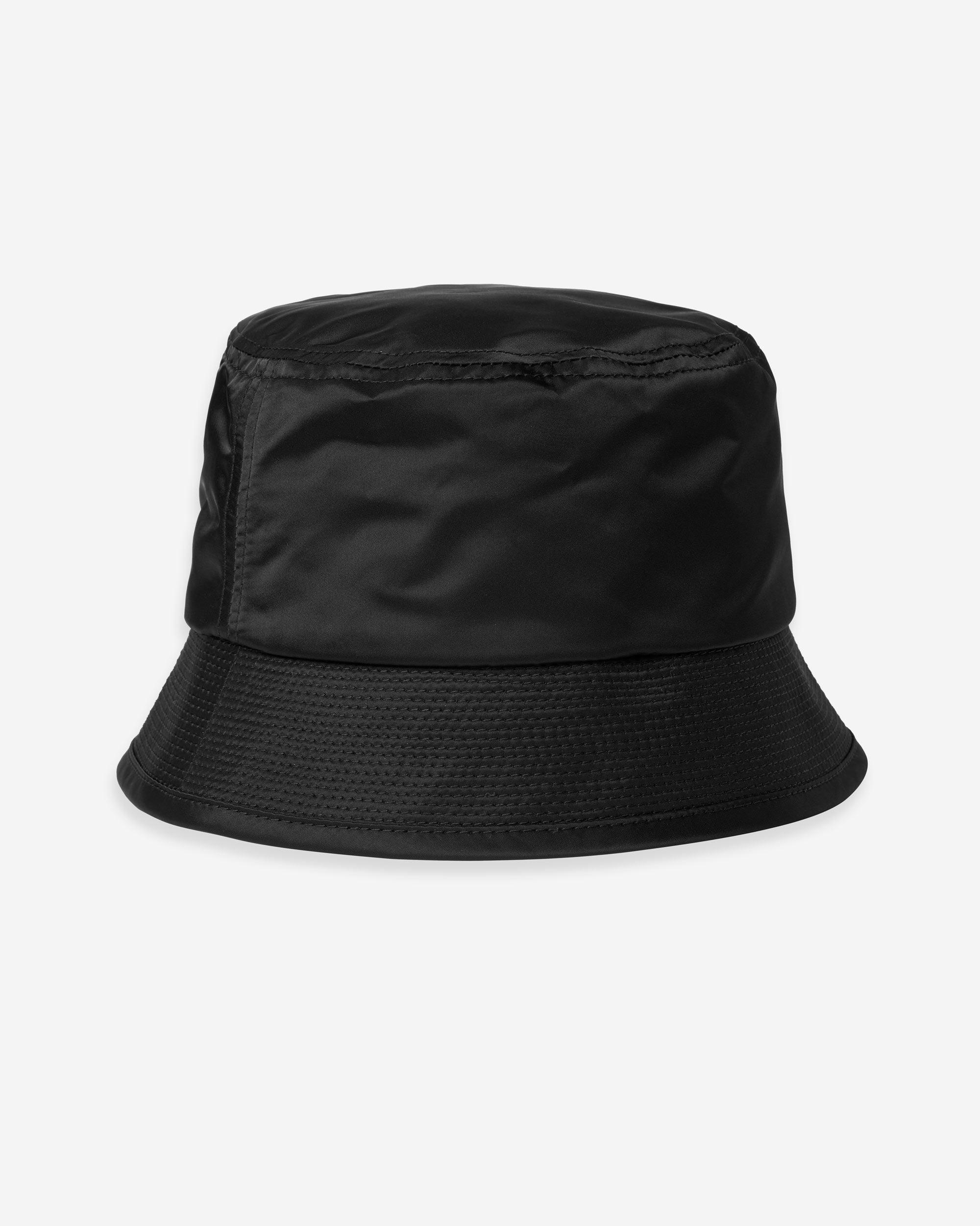 Military Nylon Twill Bucket Hat - Black