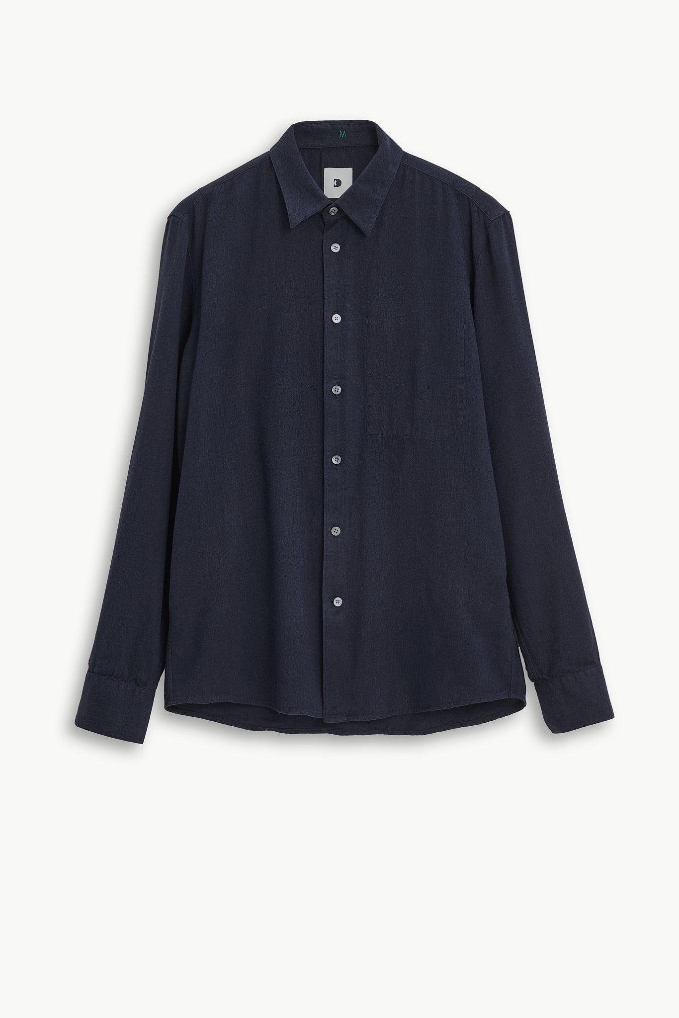 Feel Good Shirt in Italian Blend of Organic Cotton and Tencel