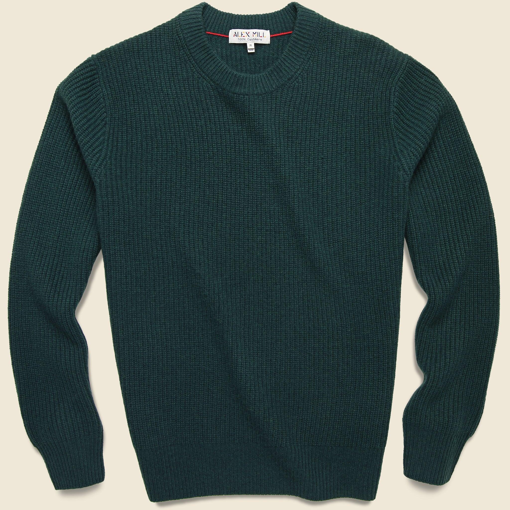Cashmere Jordan Sweater - Cypress Green