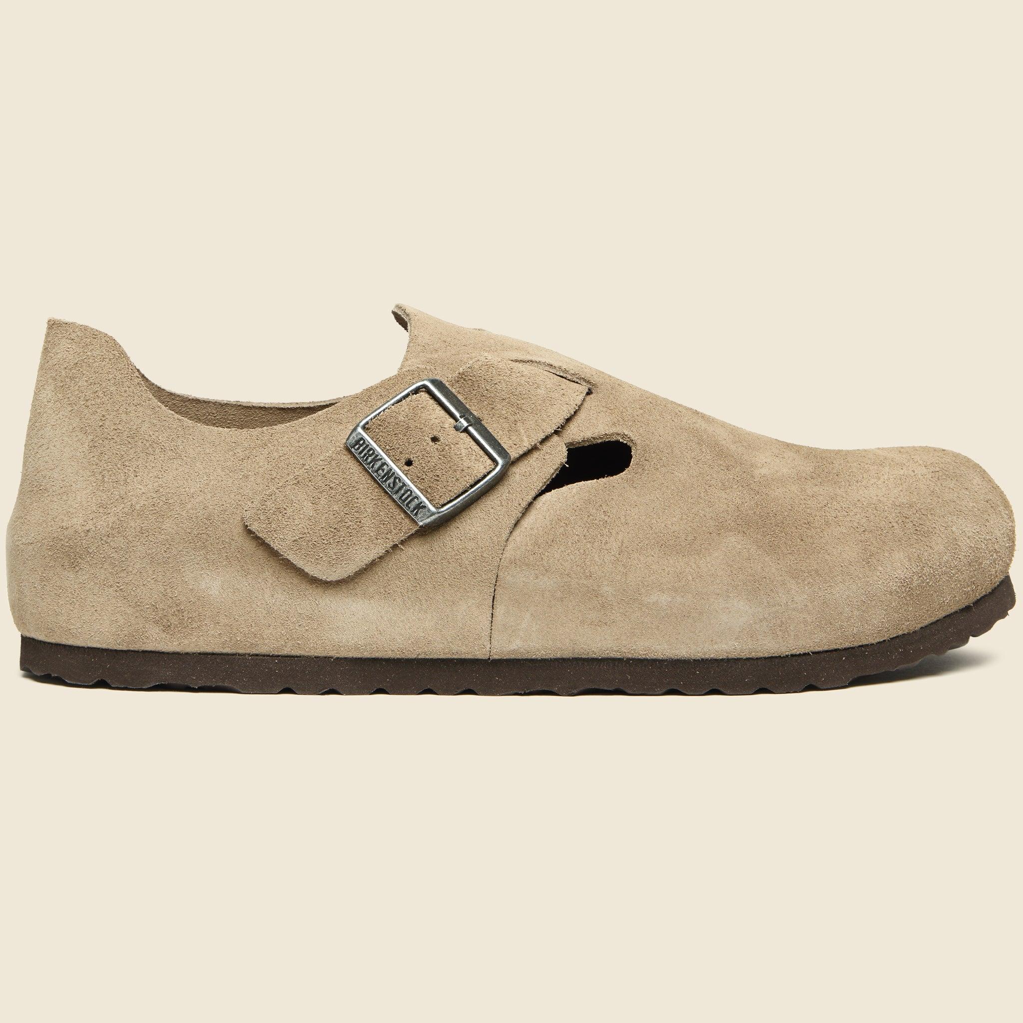 London Clog - Taupe Suede