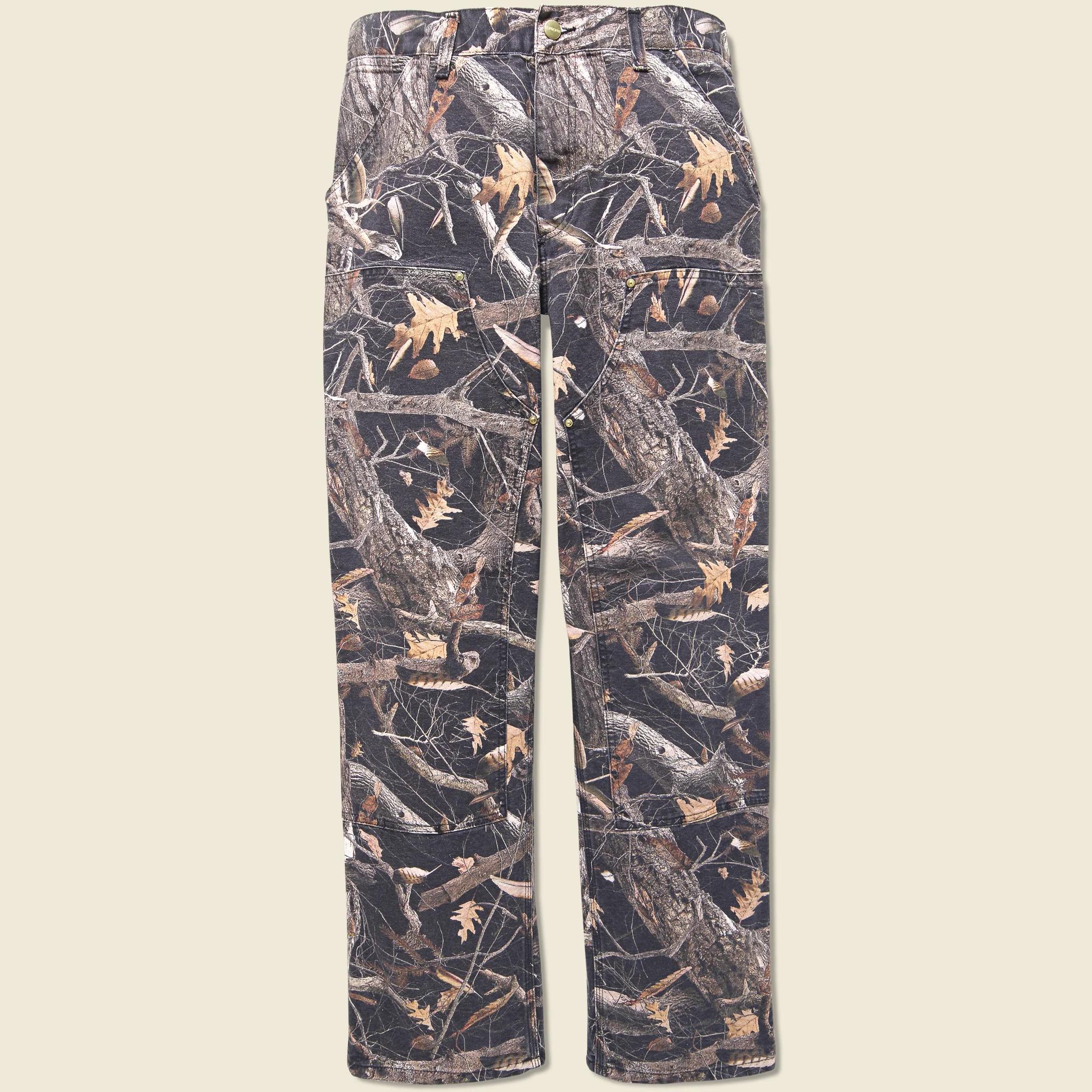 Double Knee Pant - Camo Feather Tree