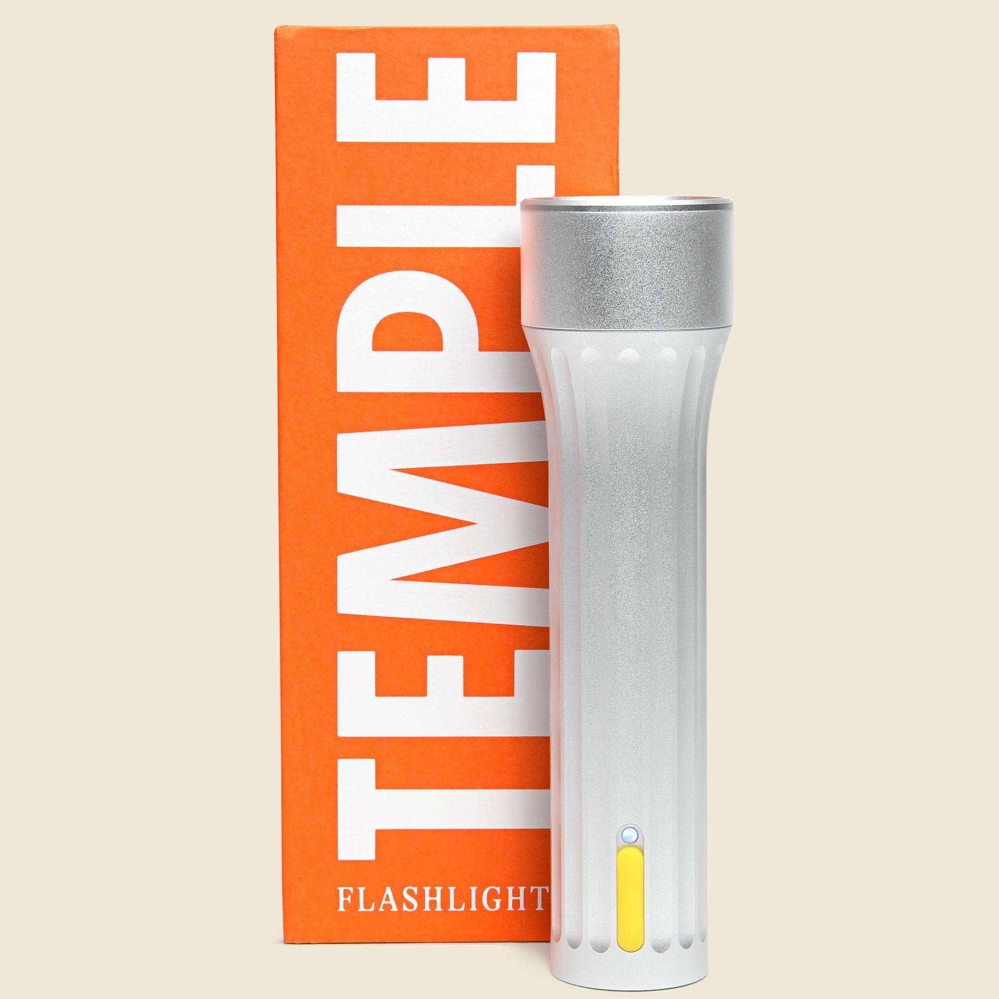 Temple Flashlight - Silver