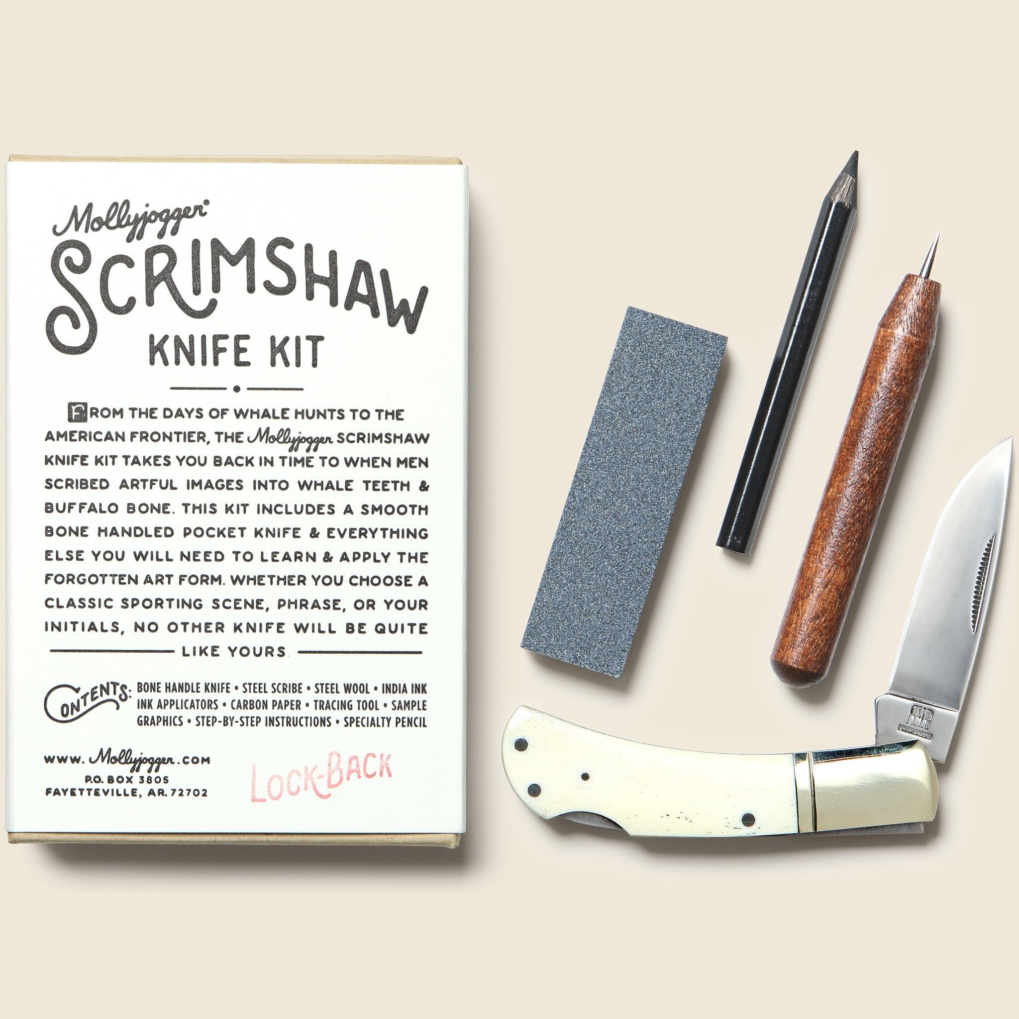 Scrimshaw Lock-Back Knife Kit