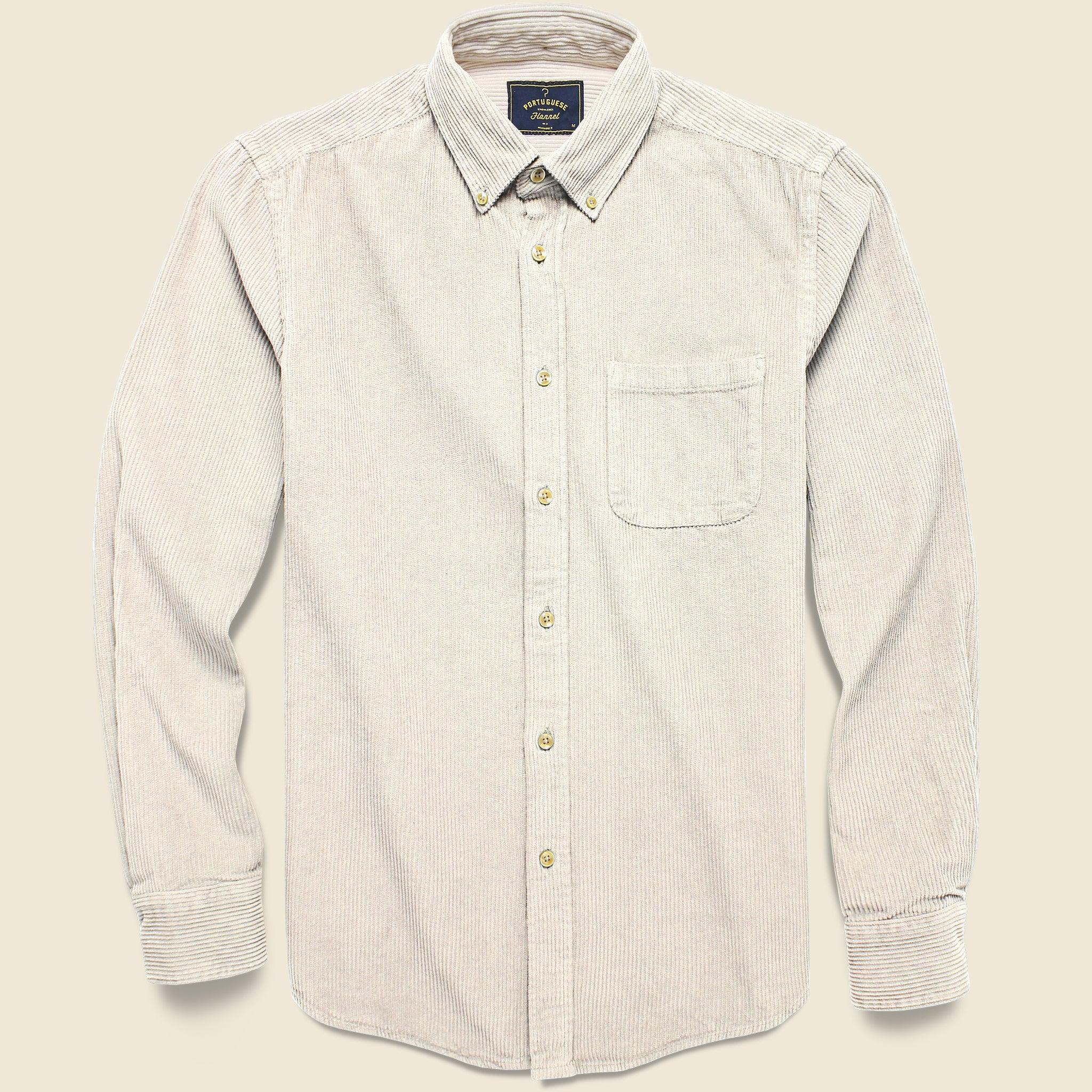 Corduroy Lobo Shirt - Ecru