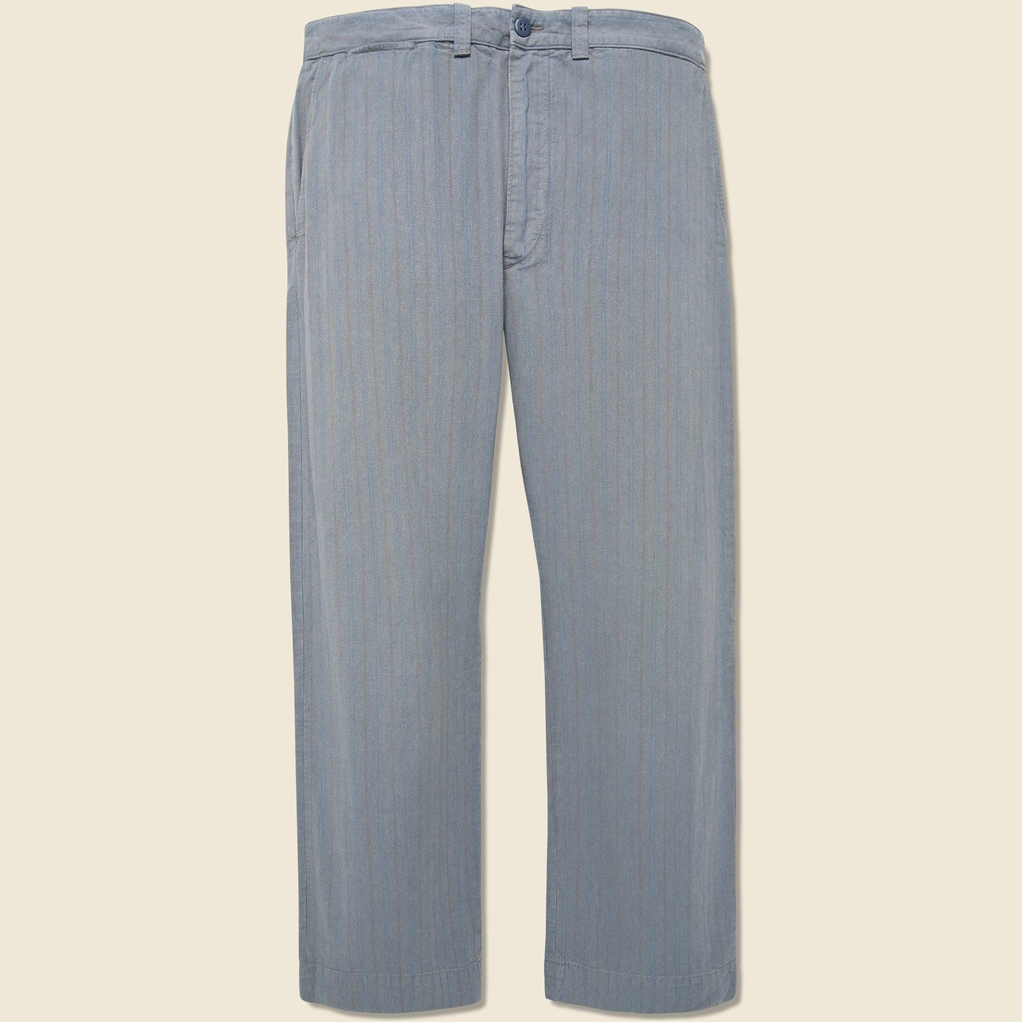 Striped Maitland Chino - Navy