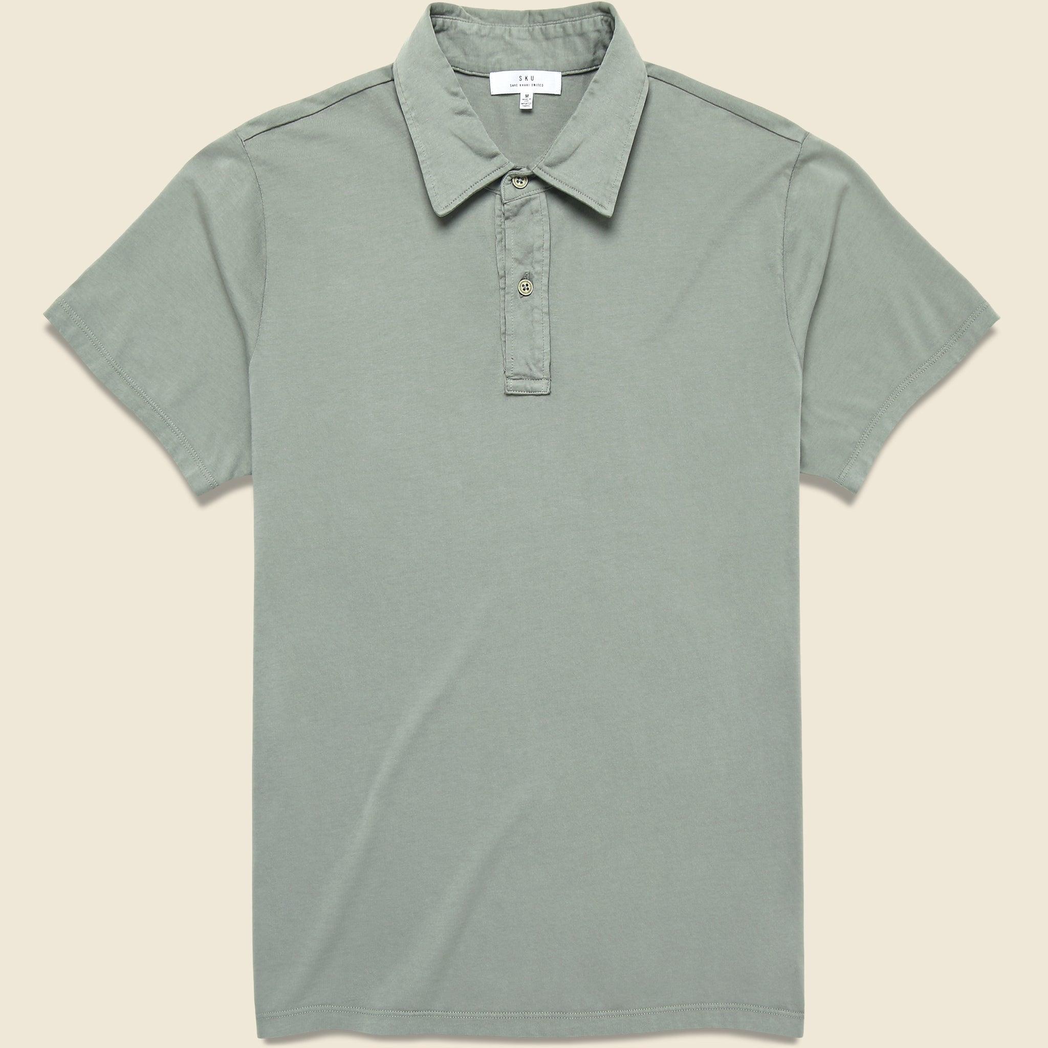 Supima Jersey Polo - Rye Grass