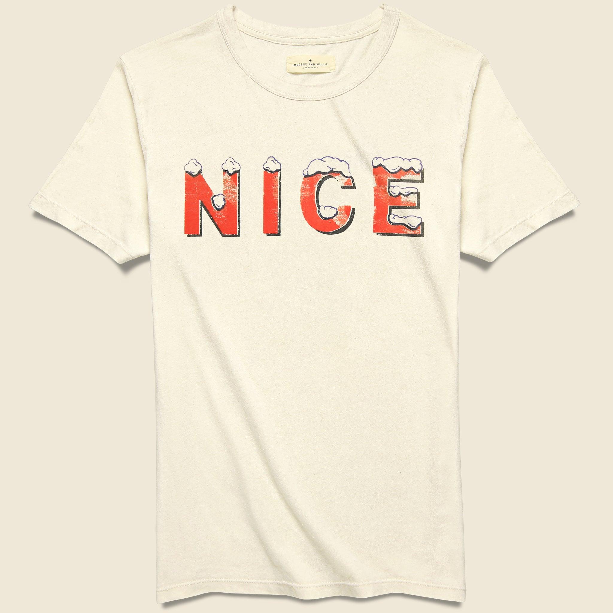 Nice Tee - Vintage White