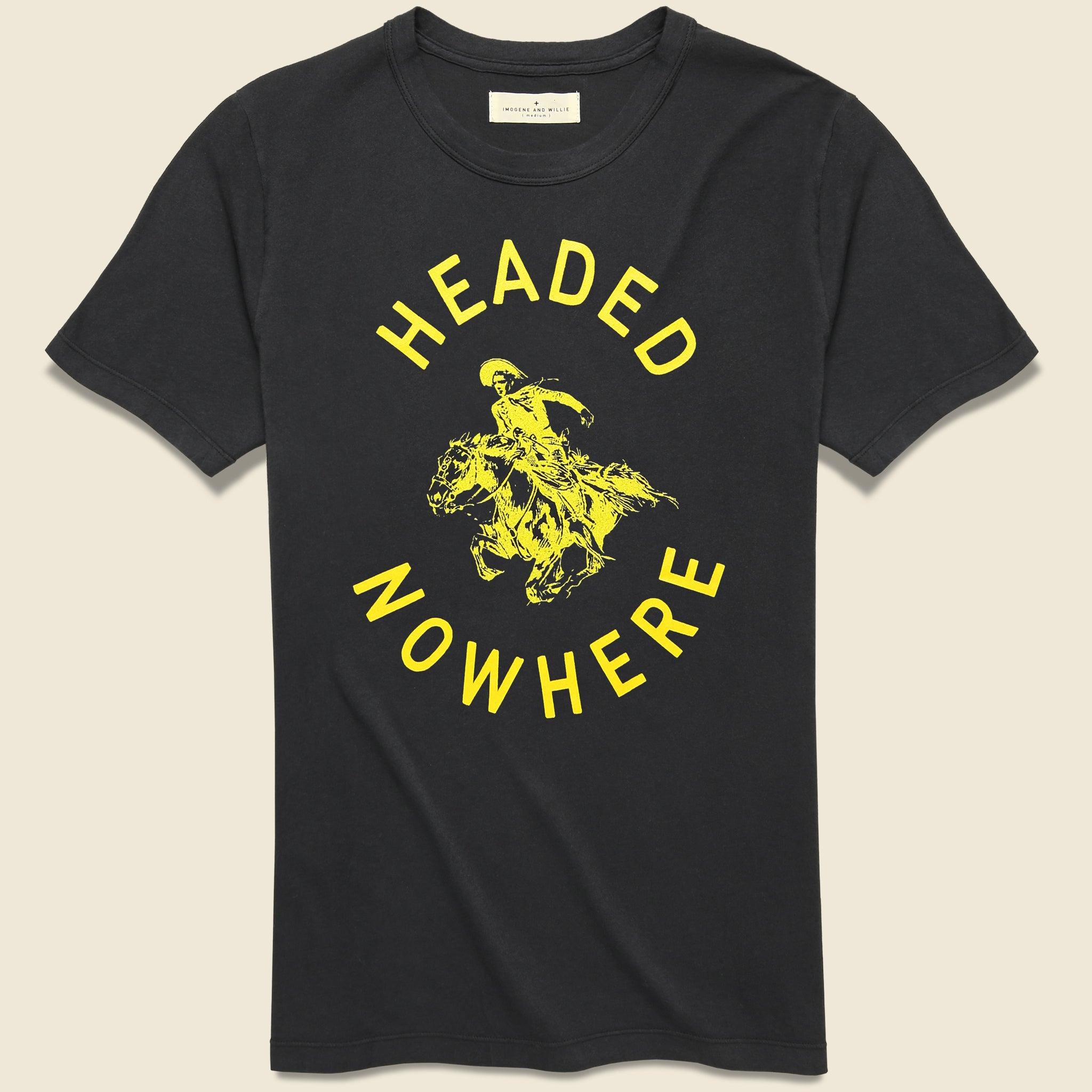 Headed Nowhere Tee - Black
