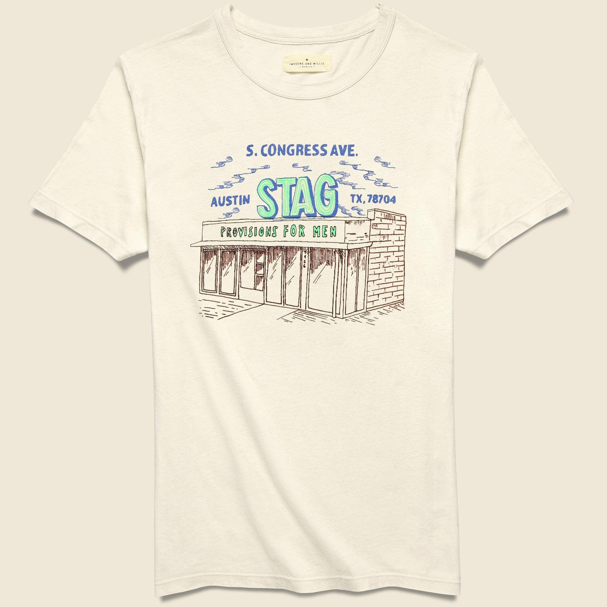 STAG Storefront Tee - Vintage White