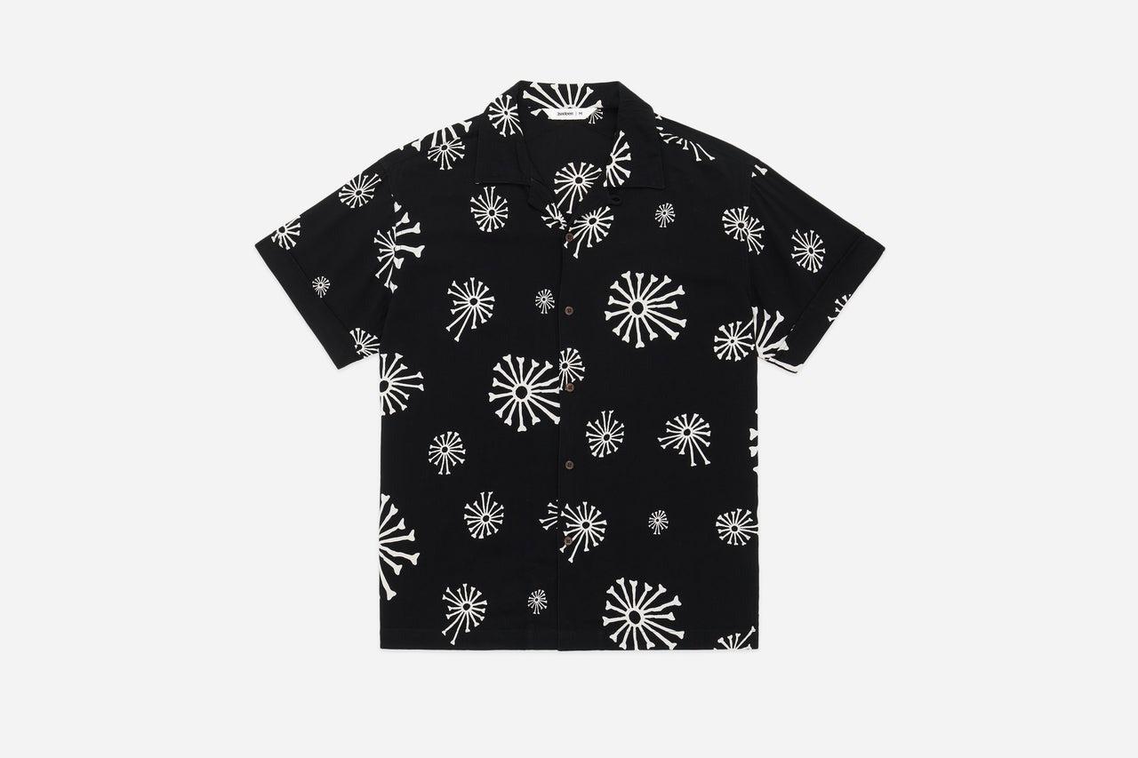 Vacation Shirt Bone Print 天絲棉滿版骨紋印花度假襯衫
