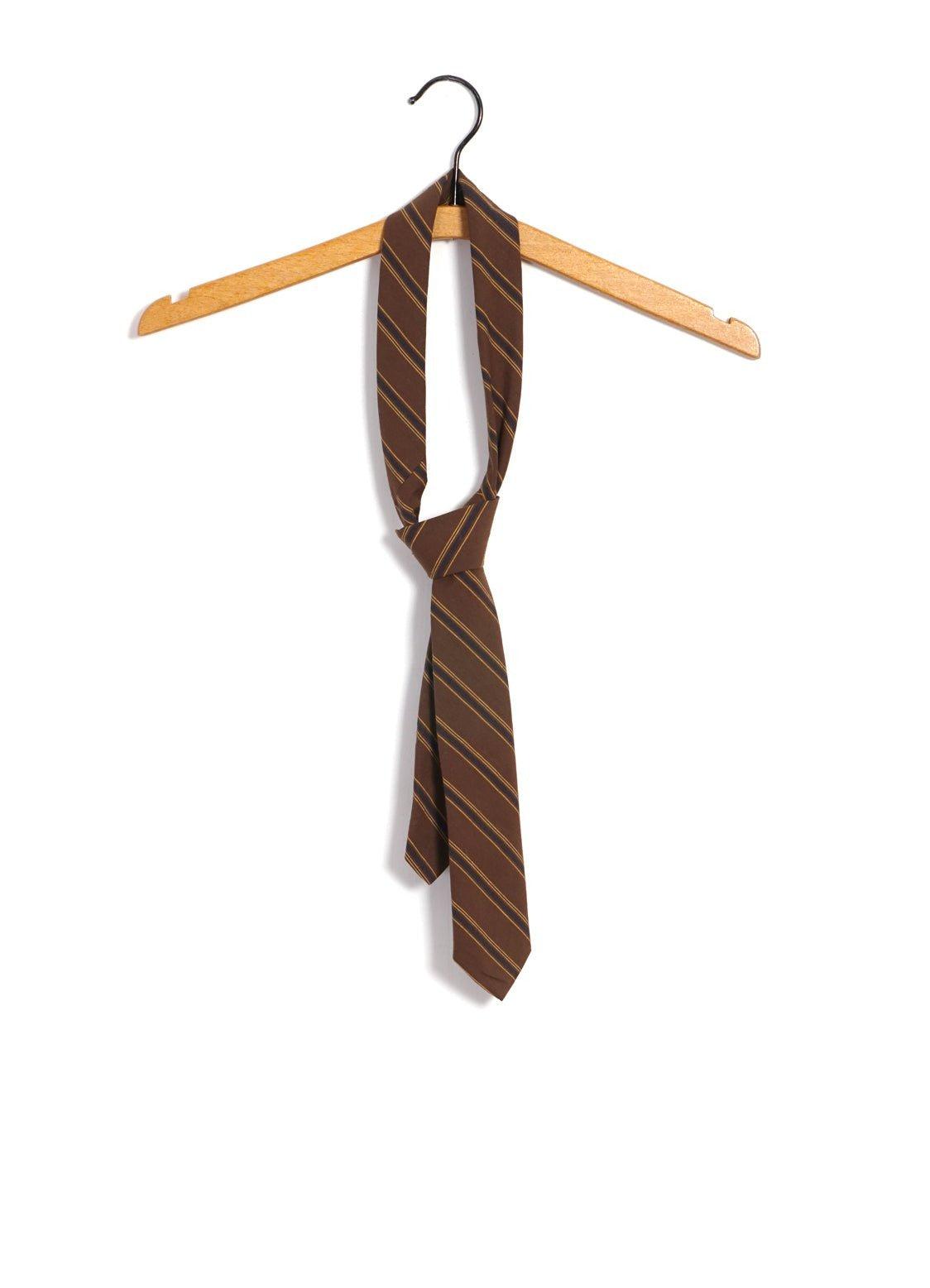 STRIPED TIE BROWN STRIPES 咖啡色