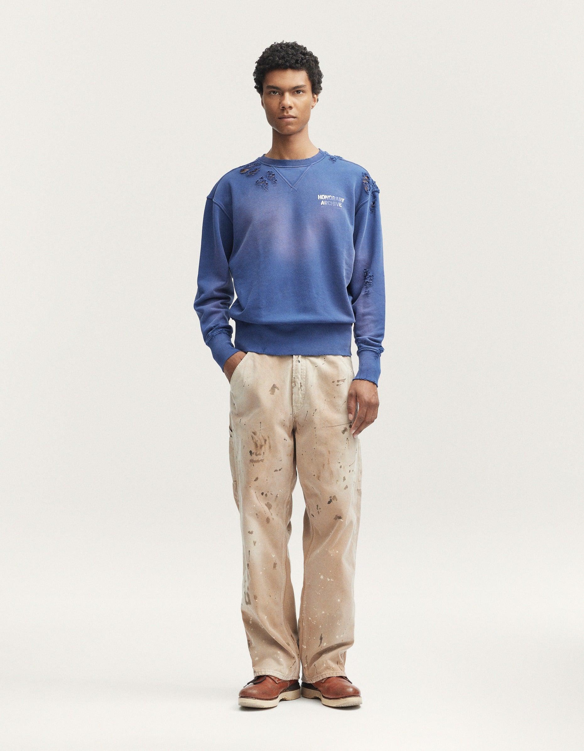 Archive Sweater 復古手工水洗厚磅刷毛衛衣