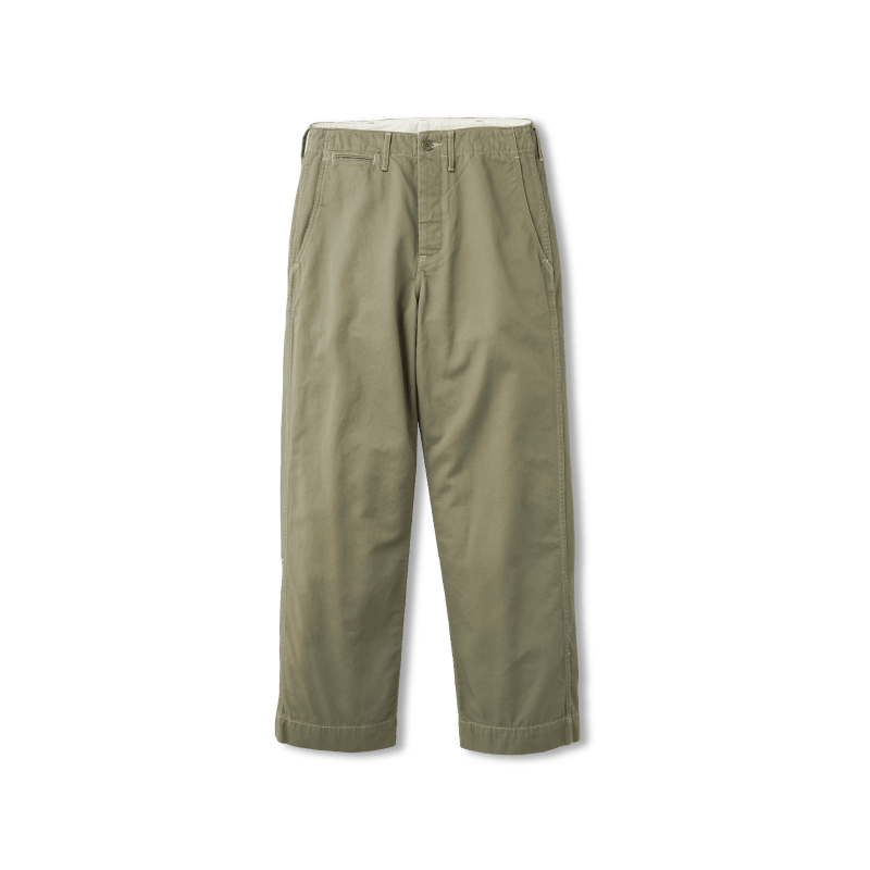 【Fullcount】1201-20 U.S Army Chino 41 Surge Green 復古綠卡其色長褲