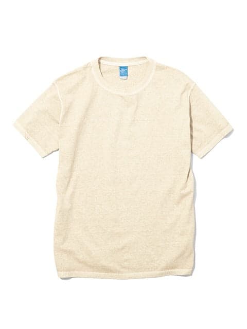 GOST-701 SS CREW T-SHIRTS 5.5oz P-Natural 顏料染圓筒織天然色素T