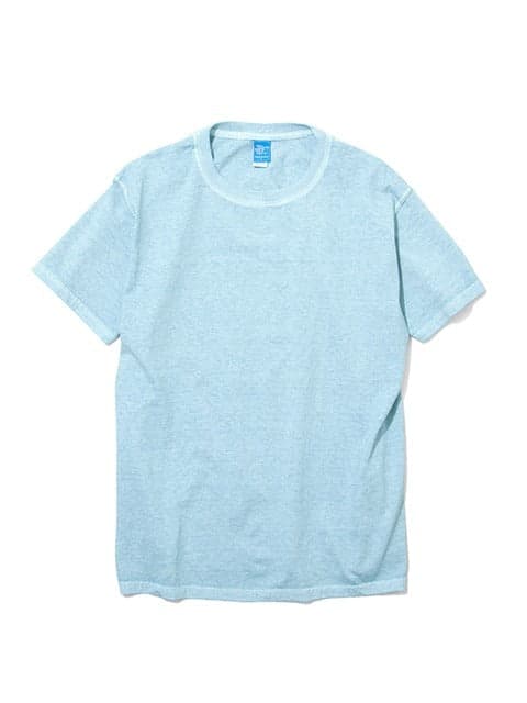 GOST-701 SS CREW T-SHIRTS 5.5oz P-Soda 顏料染圓筒織蘇打藍素T