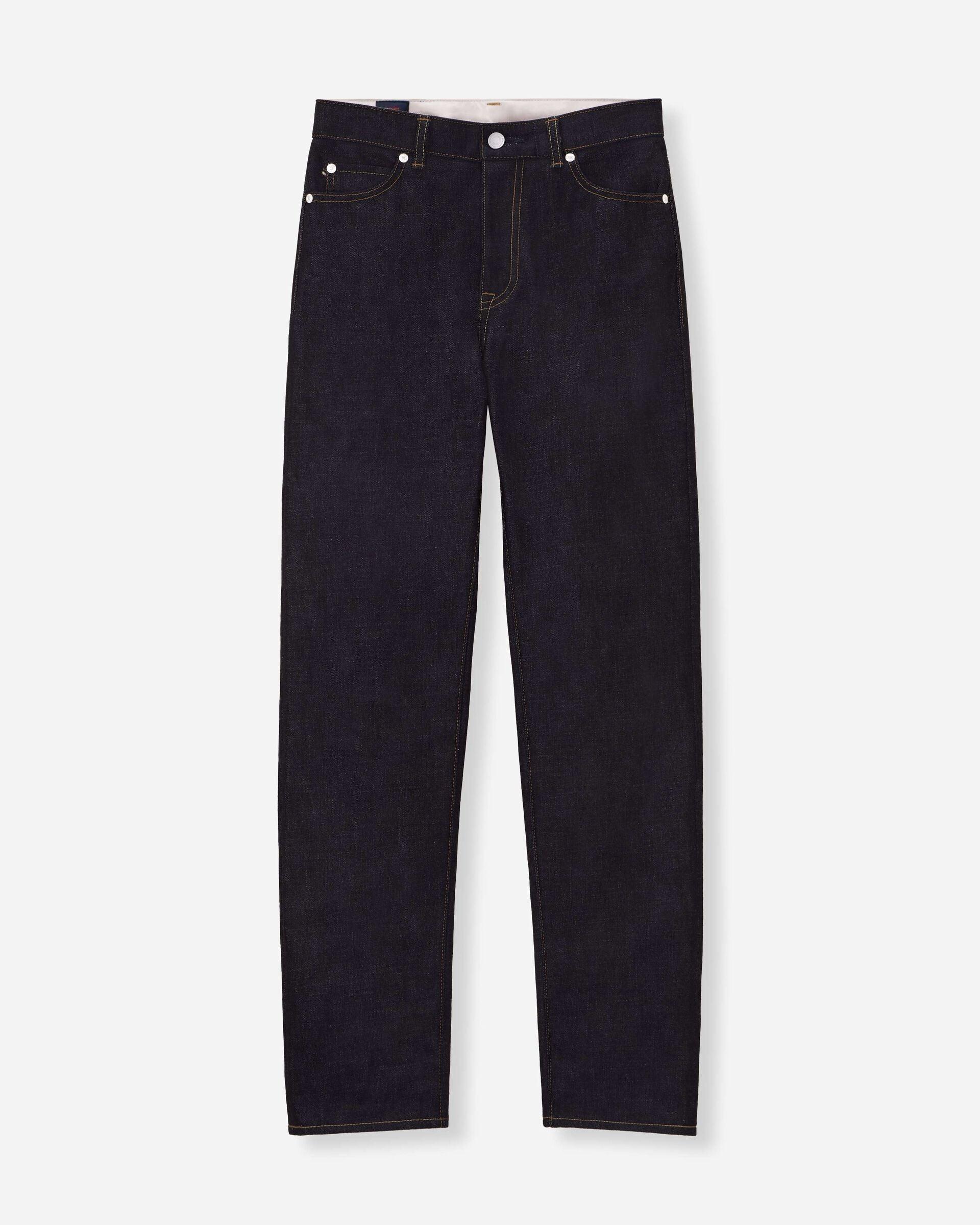#110 WOMENS 14.7oz STANDARD STRAIGHT 特濃藍染辛巴威棉標準直筒牛仔褲