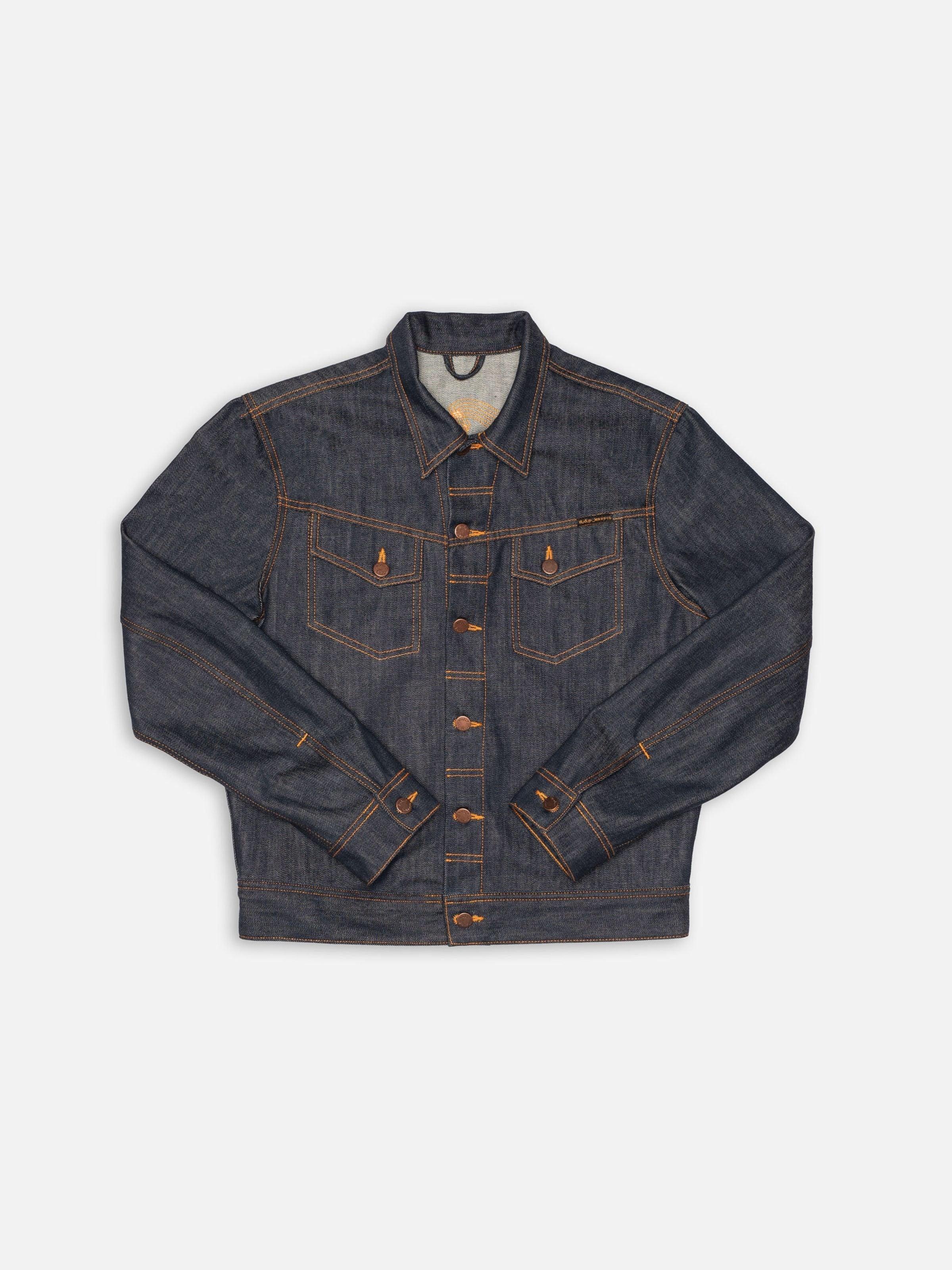 Conny Denim Jacket Dry Streaky 原色丹寧外套