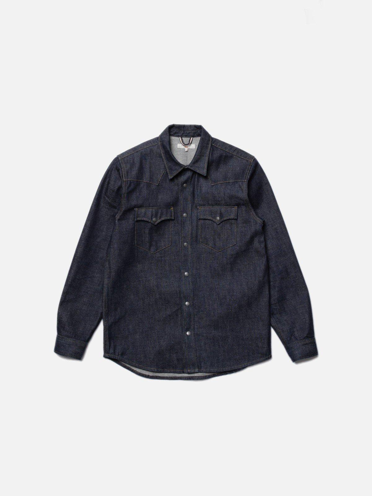 George Ace Selvage Denim Shirt 黑桃 A 布邊西部牛仔襯衫