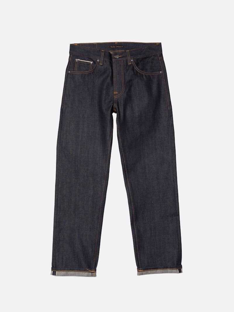 Rad Rufus Dry Selvage 旗艦橘耳布邊原色寬直筒牛仔褲