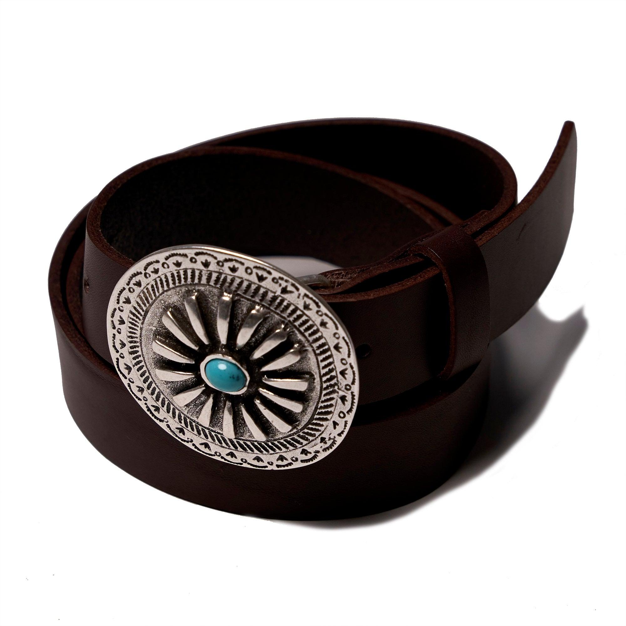 “Nevada” Testa di Moro Concho Belt 義製貝殼西部皮帶
