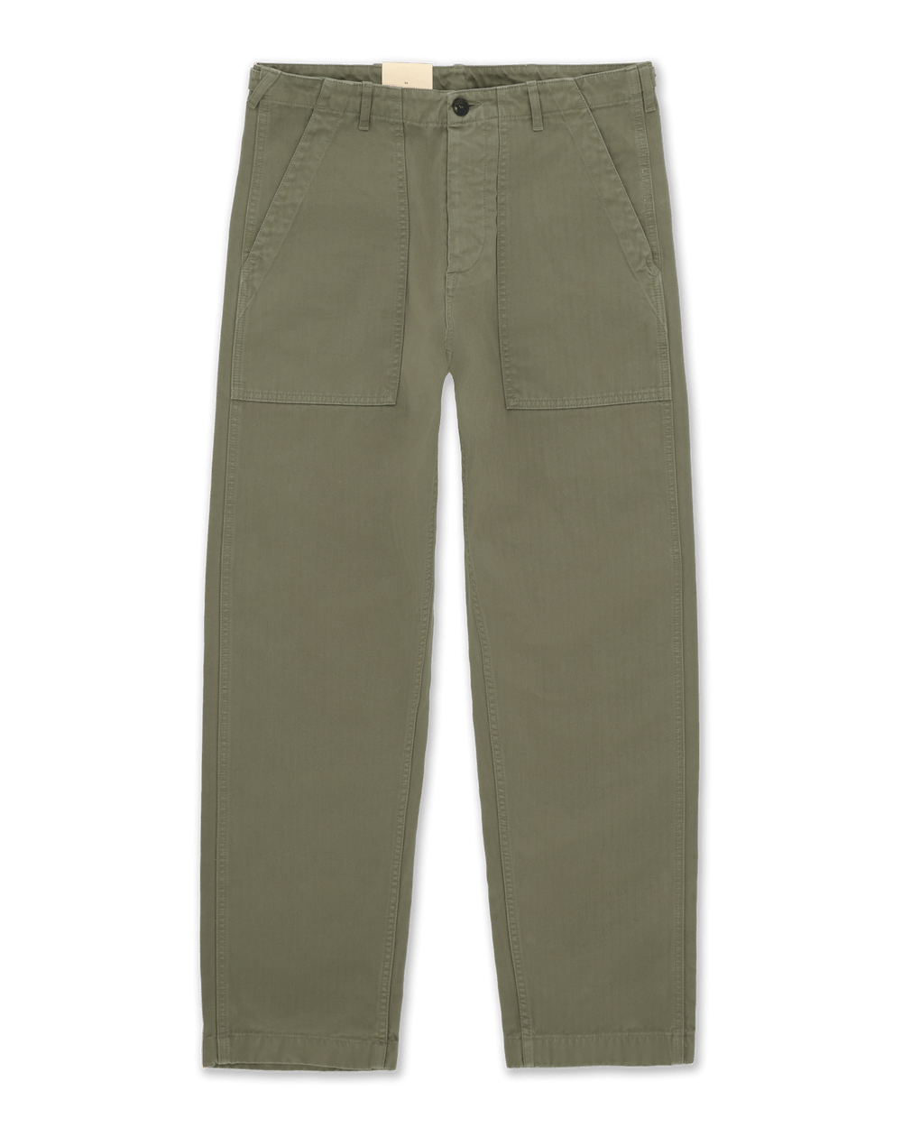 New Fatigue Herringbone Cotton Fatigue Trousers Green 復古綠直筒軍褲