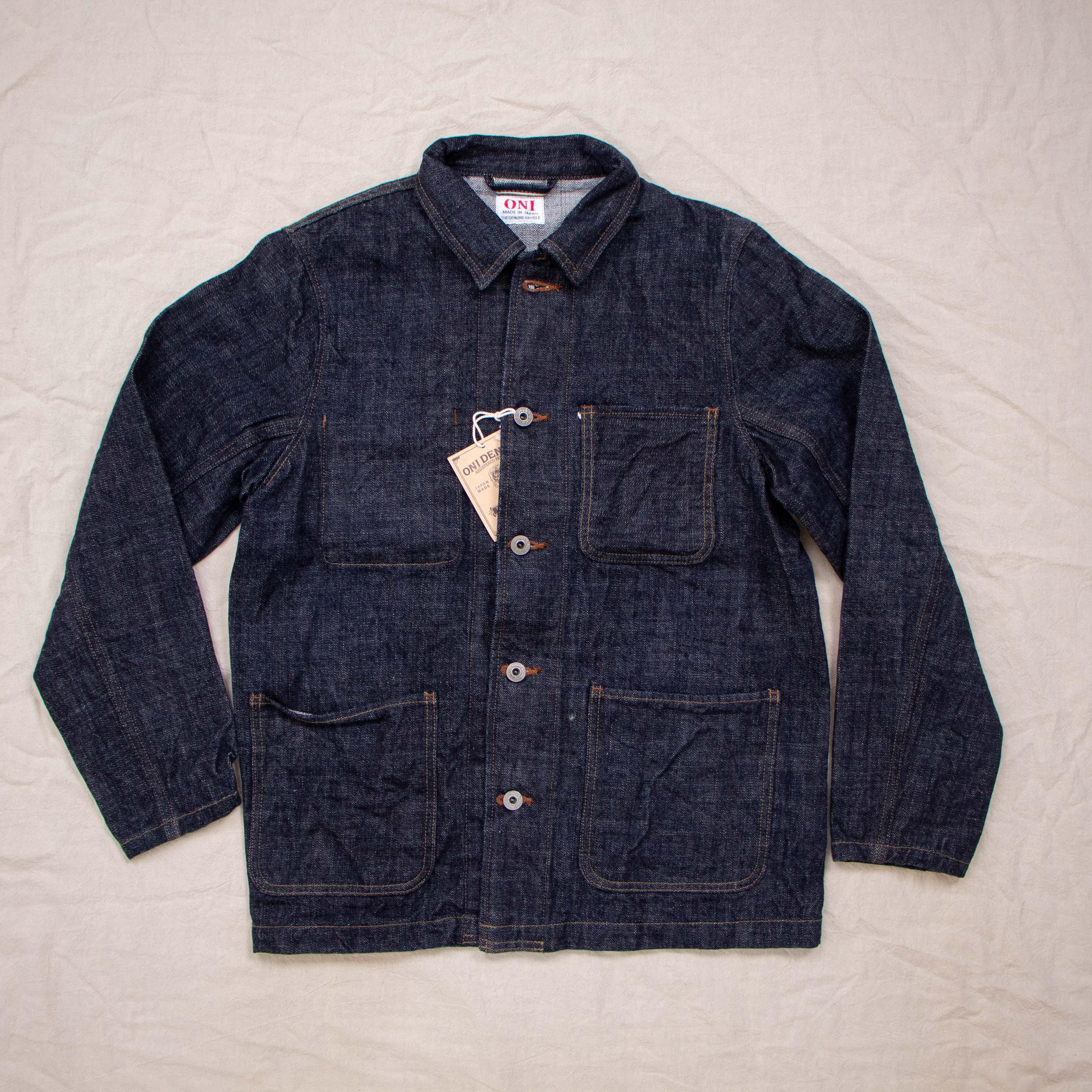 03502-LS13.5 Low Tension "Long Slub" Coverall 長竹節紗丹寧工裝外套