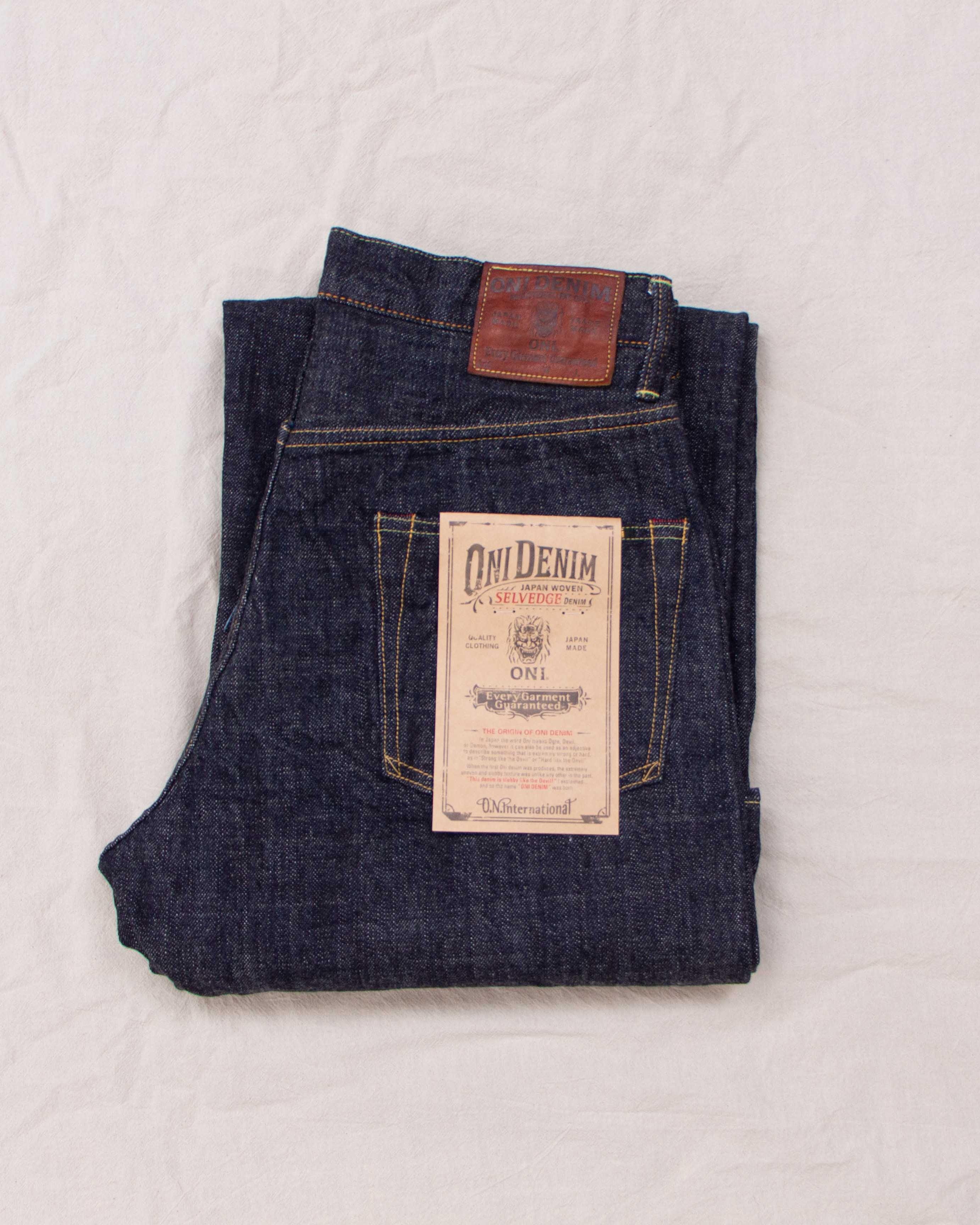 222-LS13.5 Low Tension "Long Slub" Denim 長竹節紗超寬直筒牛仔褲