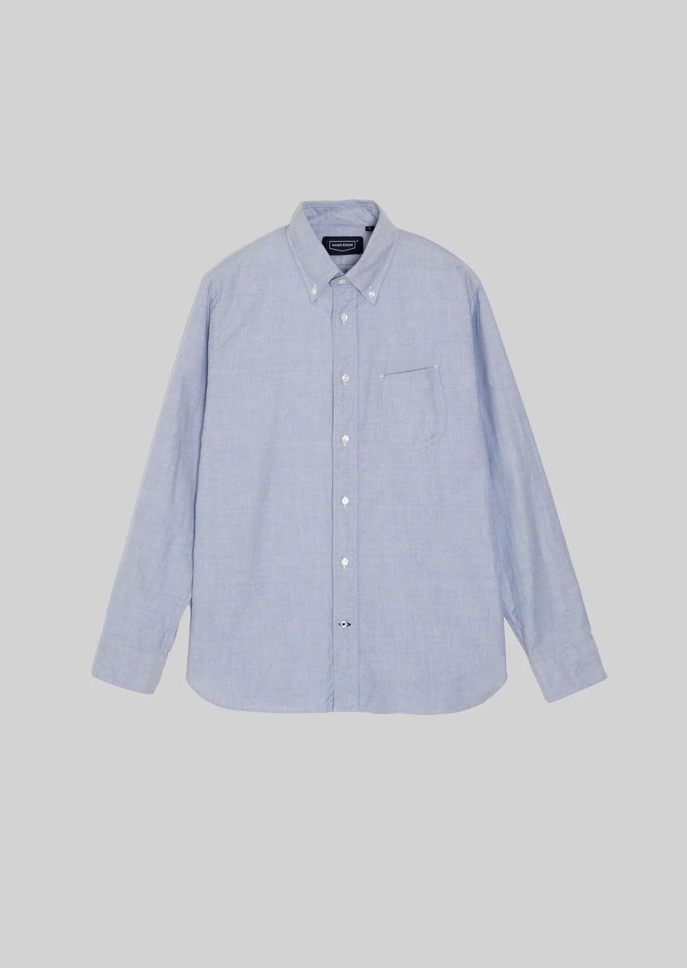 OXFORD BUTTON DOWN SHIRTS BLUE 匹馬棉藍色牛津襯衫
