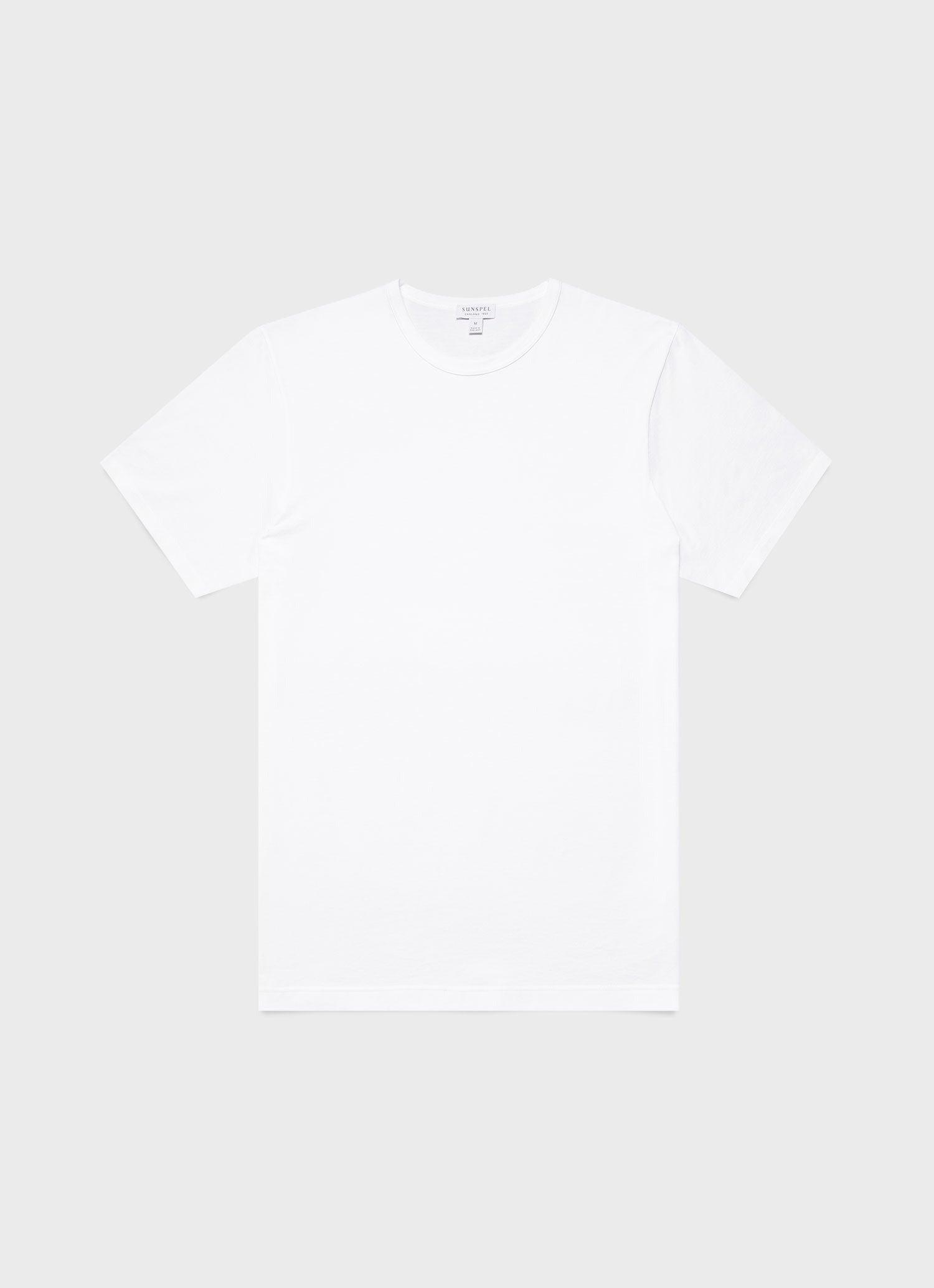 SS Crew Neck T-Shirt White 白色頂級匹馬棉經典短袖Tee