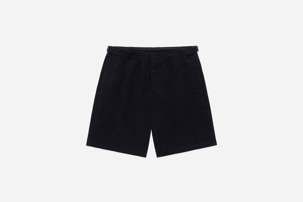Safari Shorts Black Twill 簡約狩獵短褲黑