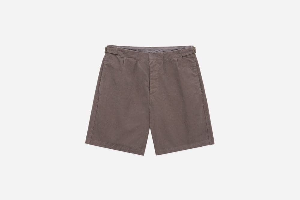Safari Shorts Tobacco Twill 簡約狩獵短褲菸草