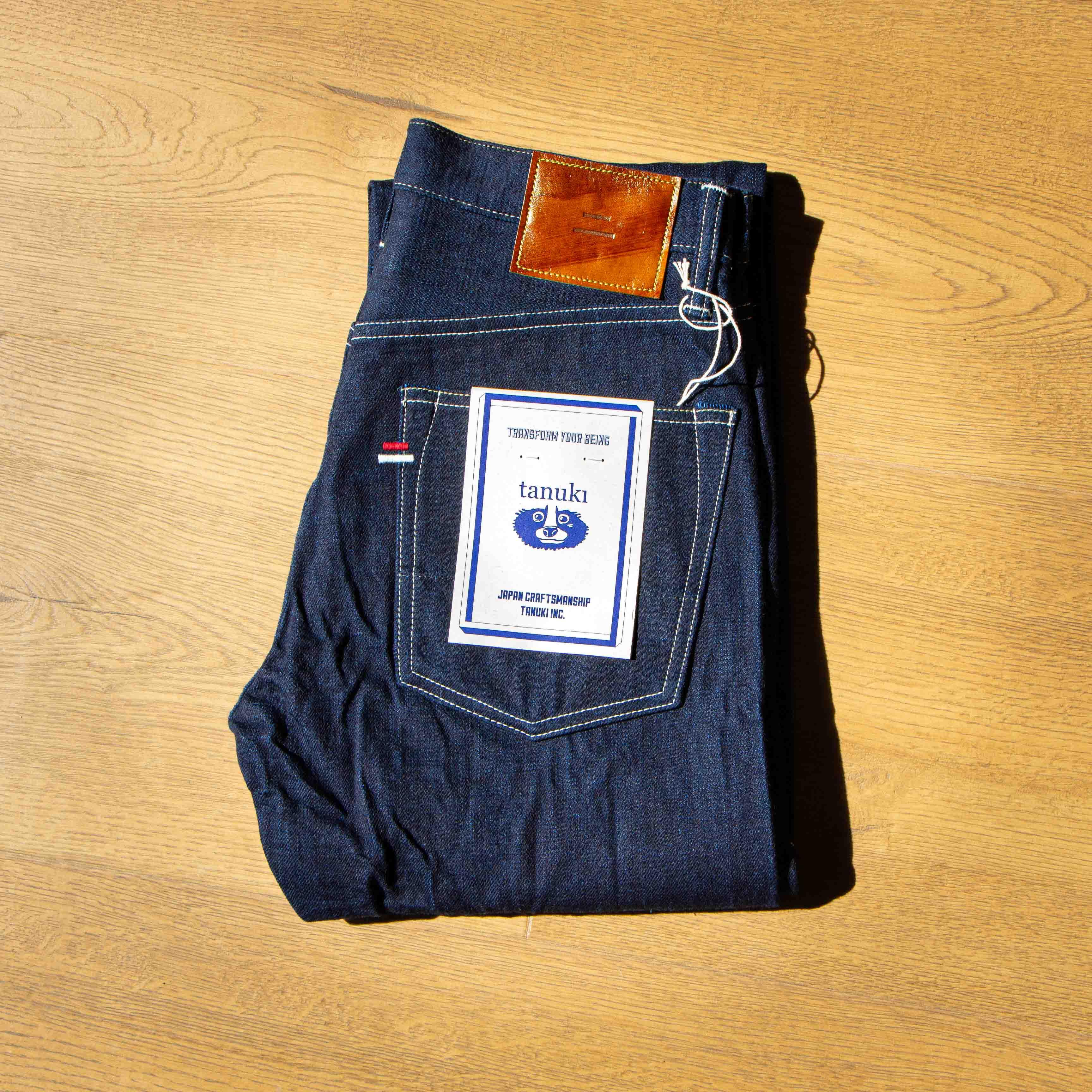 TNK202TB “Yurai” Cobalt Natural Indigo 16.5oz Selvedge 天然鈷藍高腰修身錐形牛仔褲