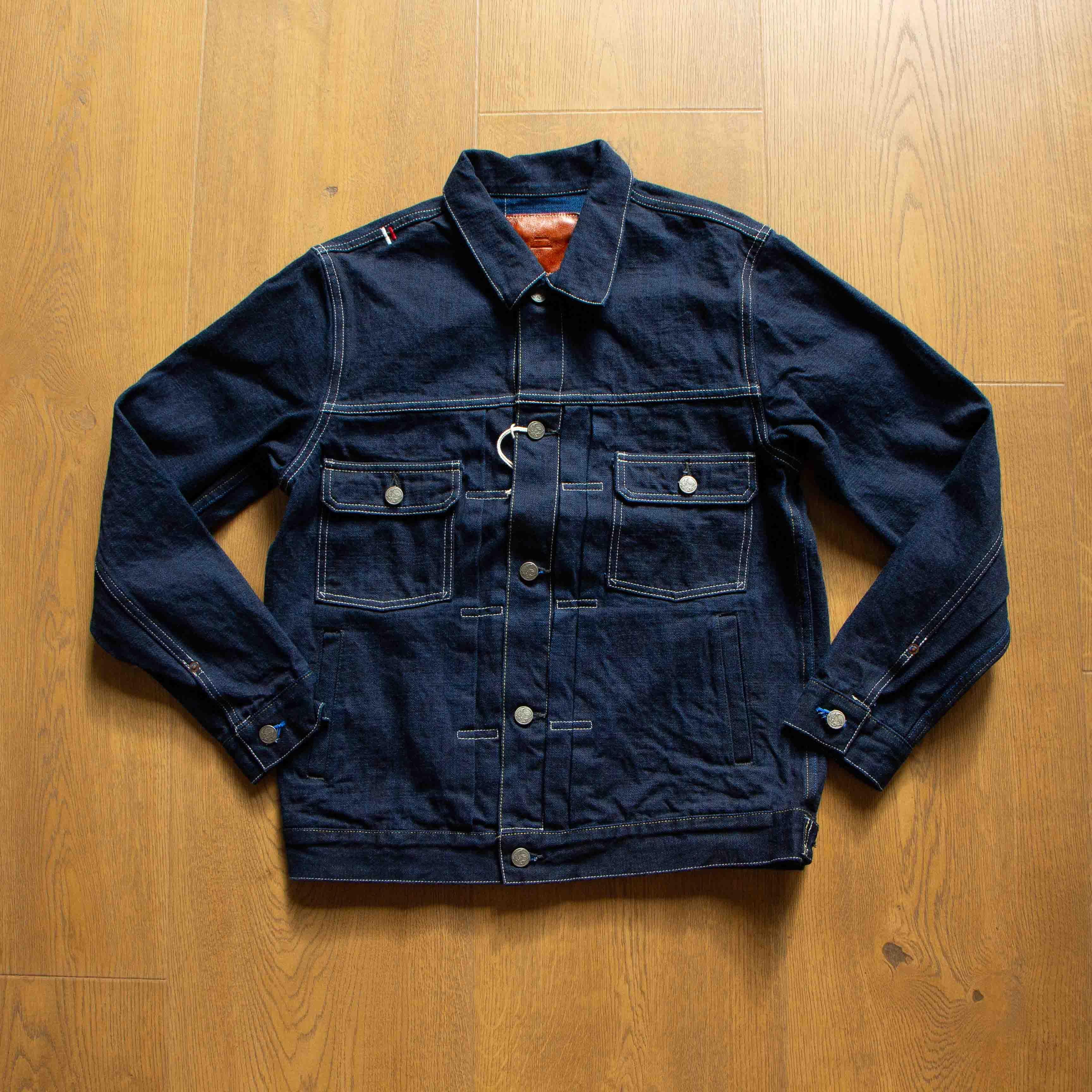TNK402TB “Yurai” Cobalt Natural Indigo 16.5oz Type 2 Jacket 天然鈷藍二代牛仔外套