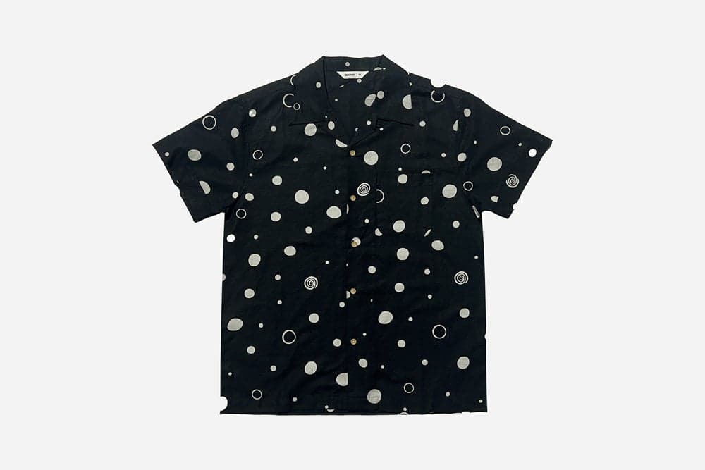Vacation Shirt Black Polka Dot 波爾卡圓點滿版休閒襯衫