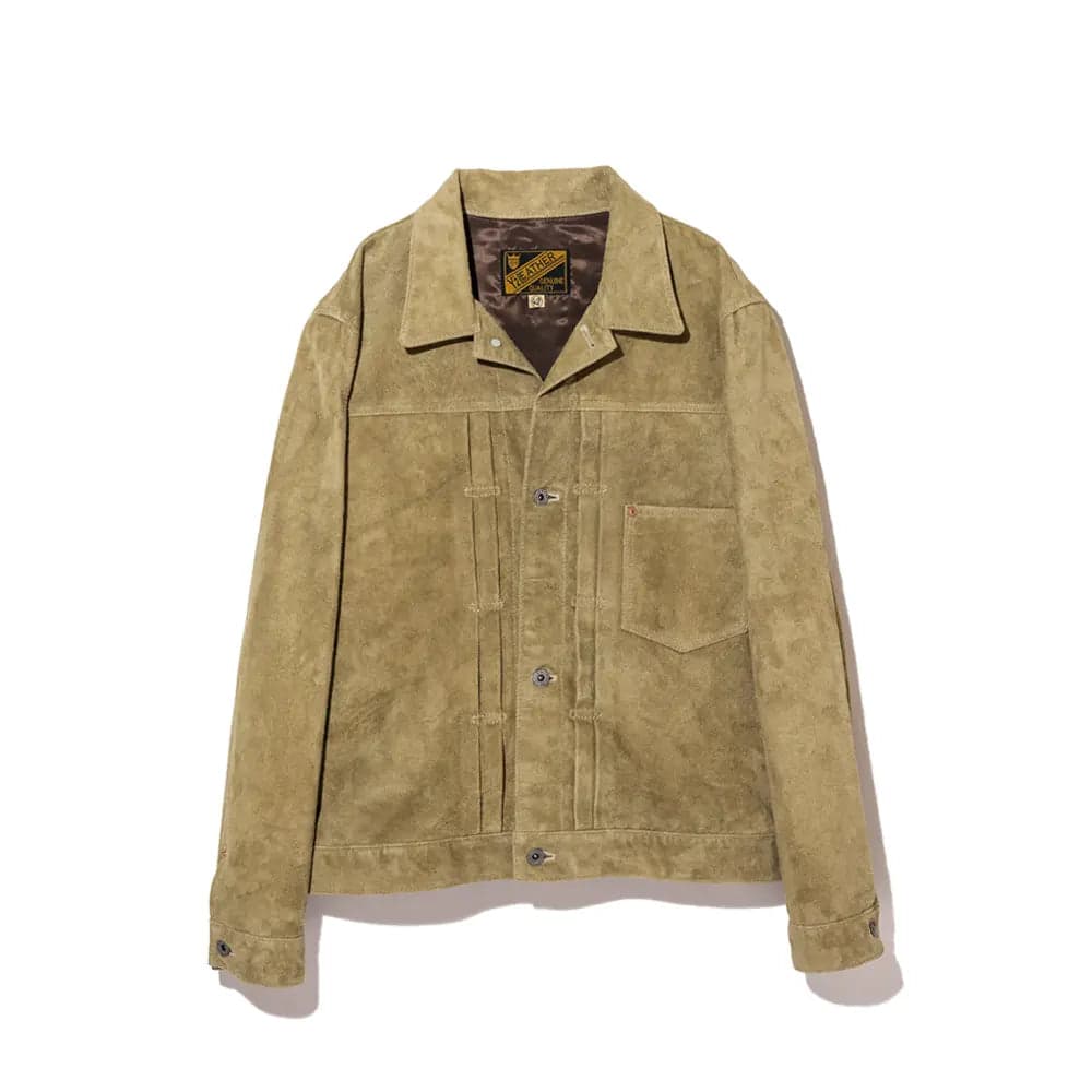 HSB 140-T Khaki Horse Roughout WWII Type I 卡其馬革反皮大戰版一代夾克