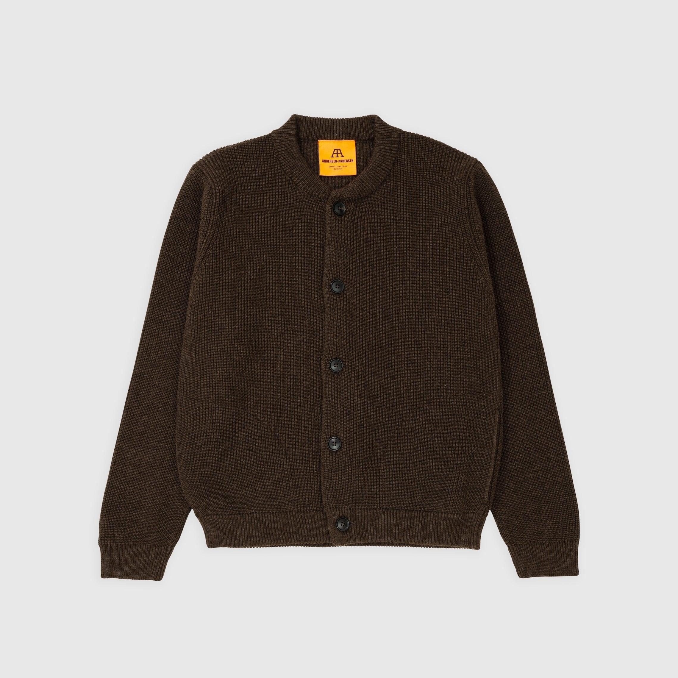 【Andersen Andersen】Skipper Jacket Natural Brown 精紡可瑞黛爾羊毛船長夾克咖啡原毛色