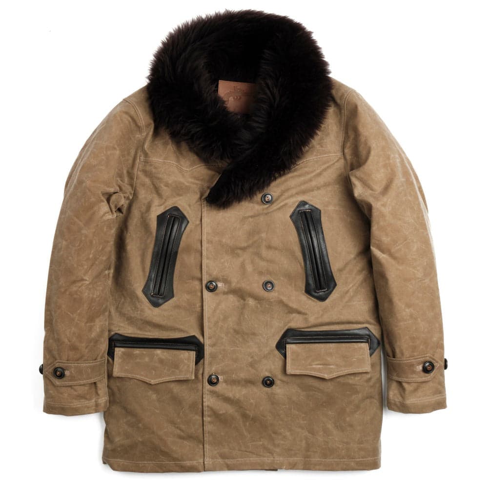 Tolgate Waxed Canvas Ranch Coat 油蠟帆布毛領中版牧場大衣