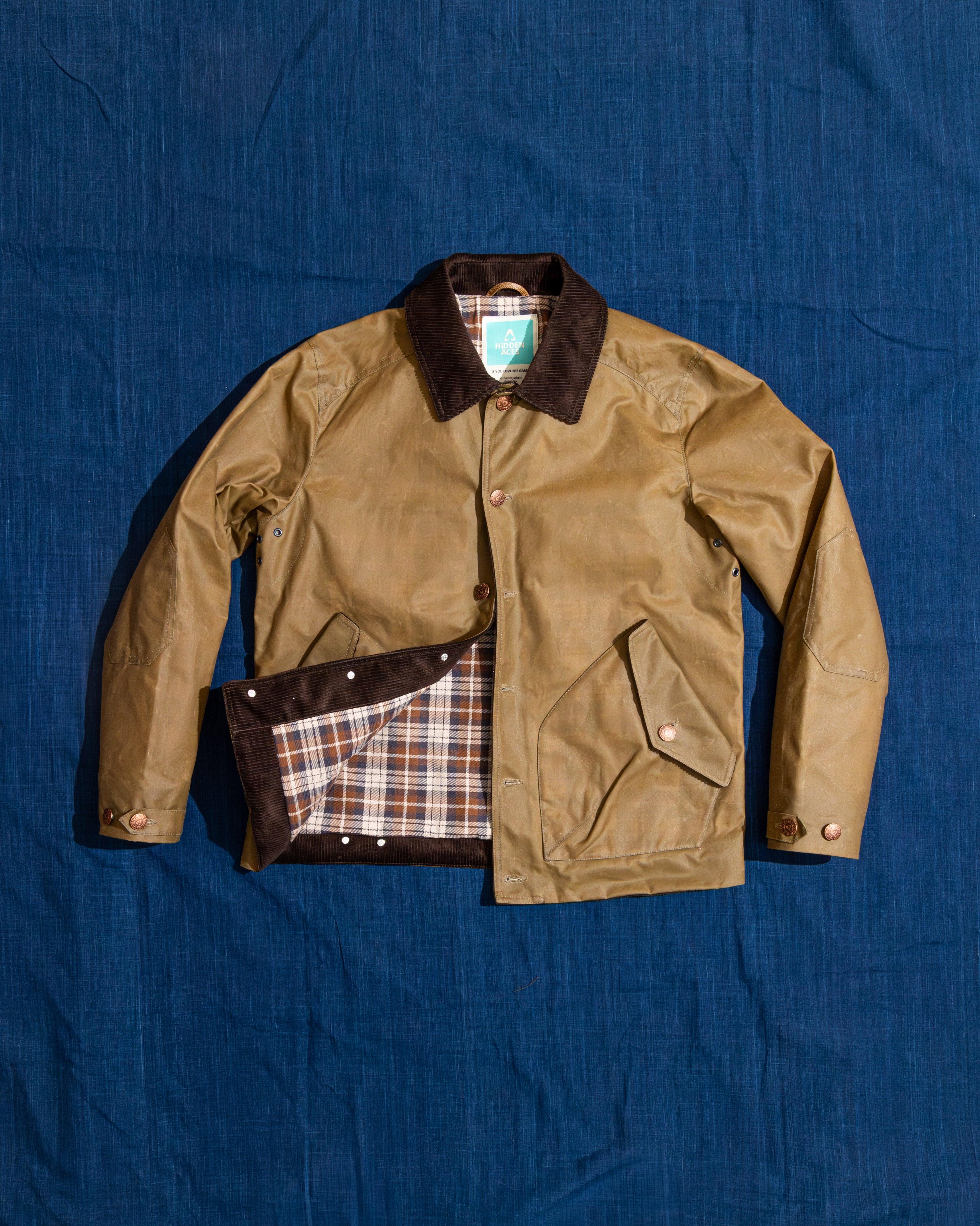 KA6201 Pollux Wax Canvas Jacket Wheat 乾式油布波路克斯夾克小麥色