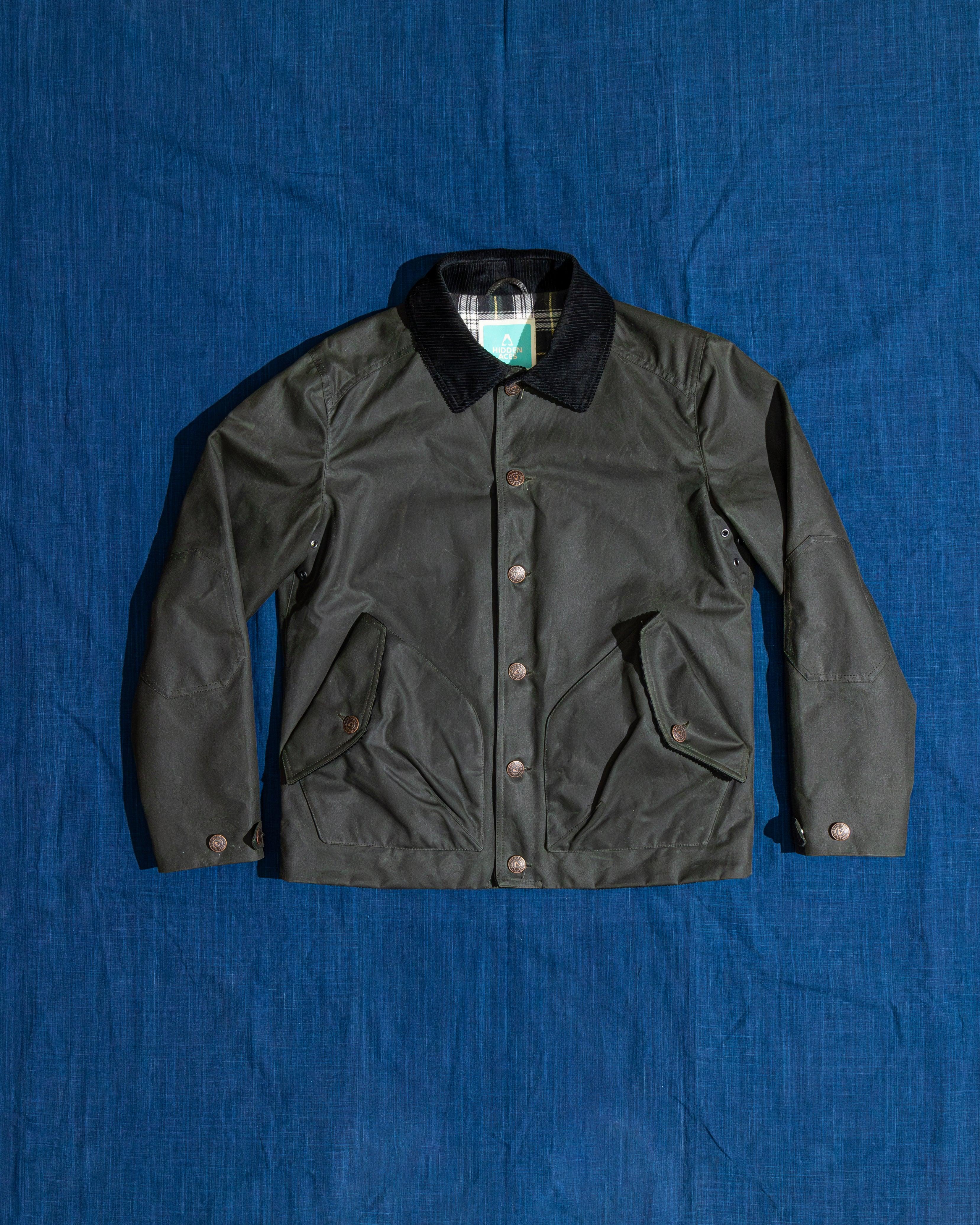 KA6201 Pollux Wax Canvas Jacket Green 乾式油布波路克斯夾克森林綠