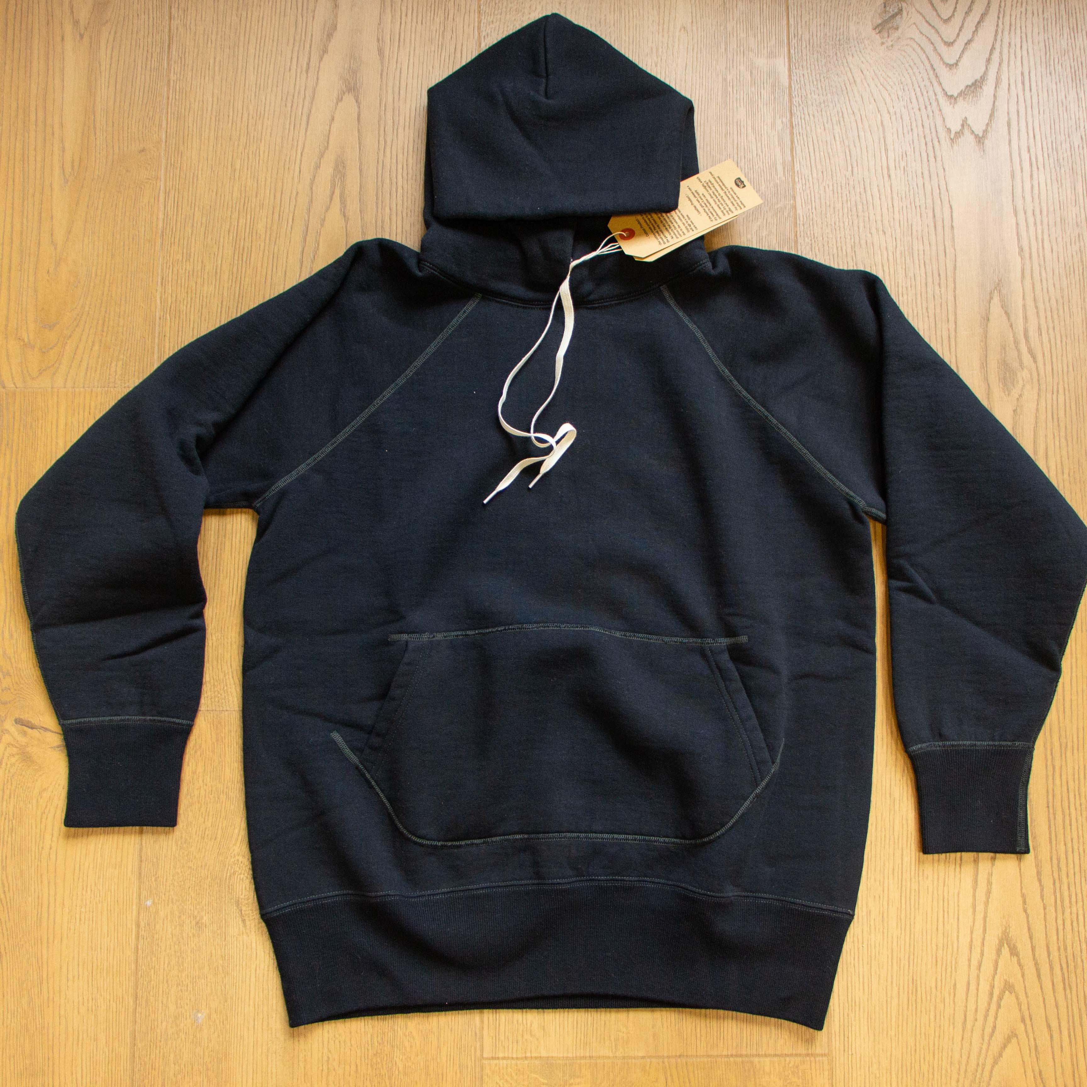 GP-01 Pullover Hoodie Black 深黑色圓織連帽衛衣