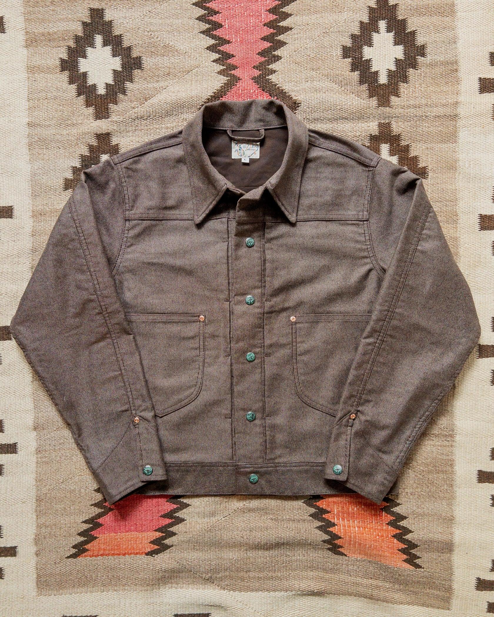 Moleskin Wabash Stripe Ranch Jacket 淺棕色條紋鼴鼠皮農場夾克