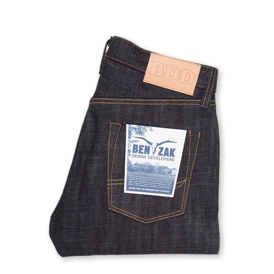 BDD-006 heavy slub 16 oz. RHT / 旗艦布料 粗紡十字紋 修身小直筒