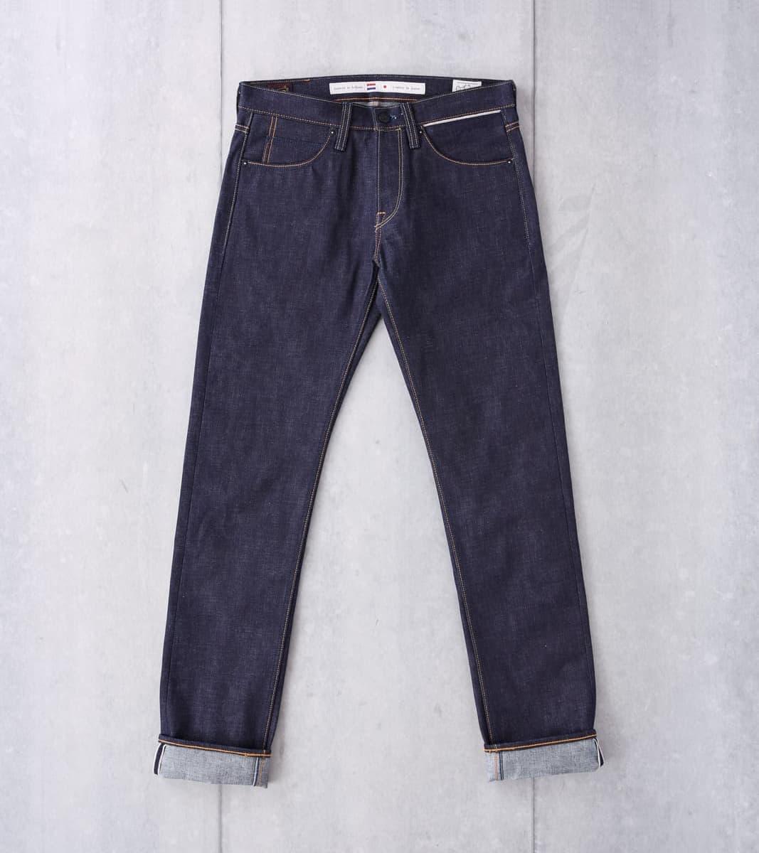 BDD-006 deep indigo 15.7 oz RHT / 濃藍染布料 修身小直筒
