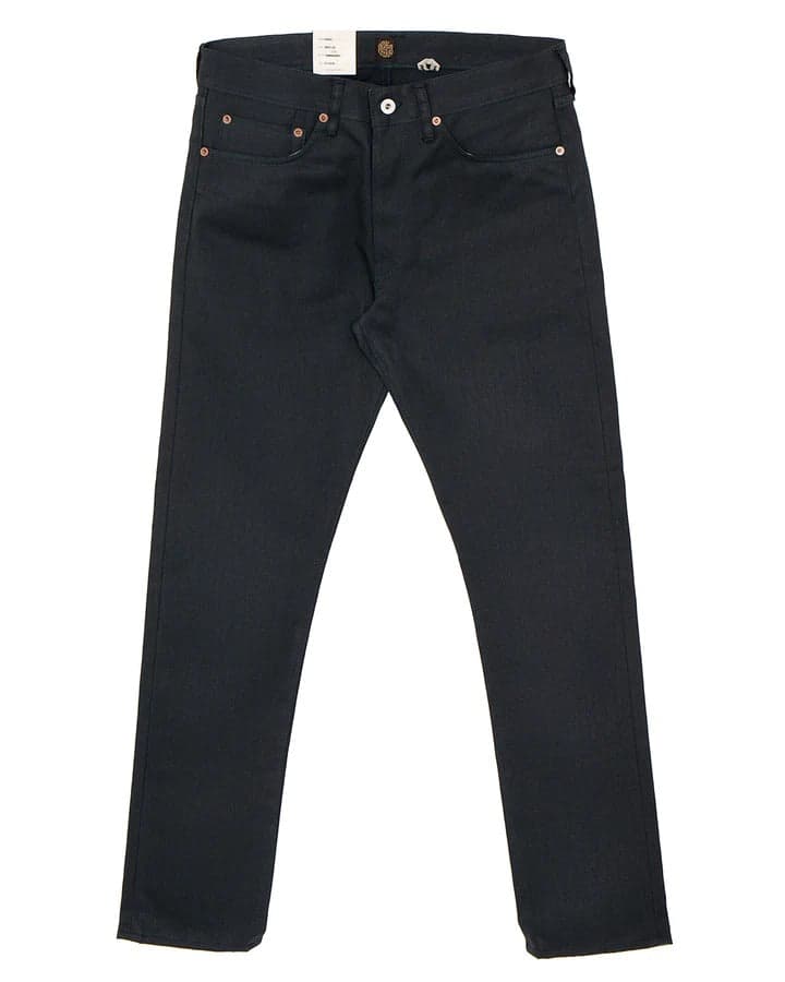 Nash Jeans Octan 日本黑灰色赤耳布邊修身錐形褲 12oz
