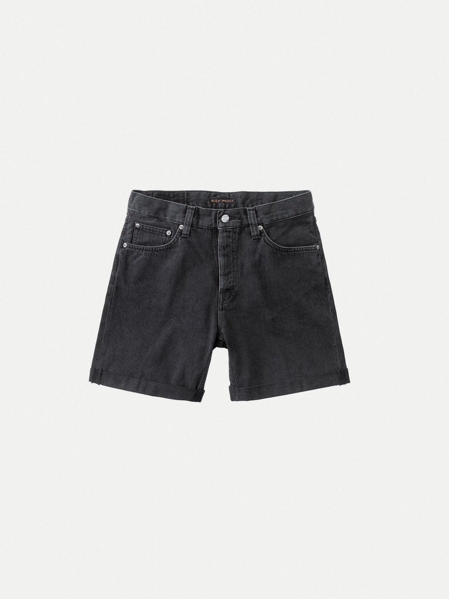 Josh Shorts Black Water／12.5oz／有機棉 水洗牛仔短褲