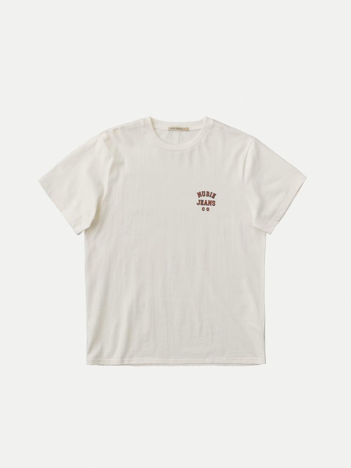 公平貿易有機棉LOGO T-shirt Roy Logo Tee Offwhite